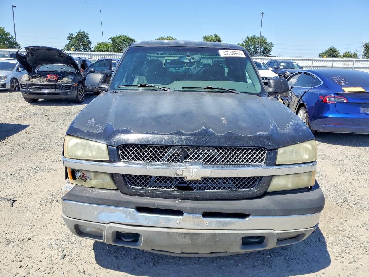 2005 Chevrolet Silverado C1500 Black vin: 2GCEC19V351152416