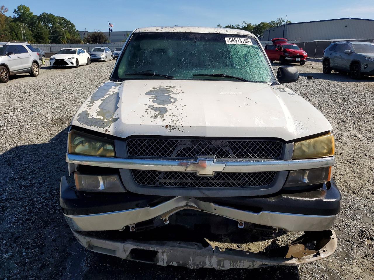 2005 Chevrolet Silverado C1500 White vin: 2GCEC19V351369951