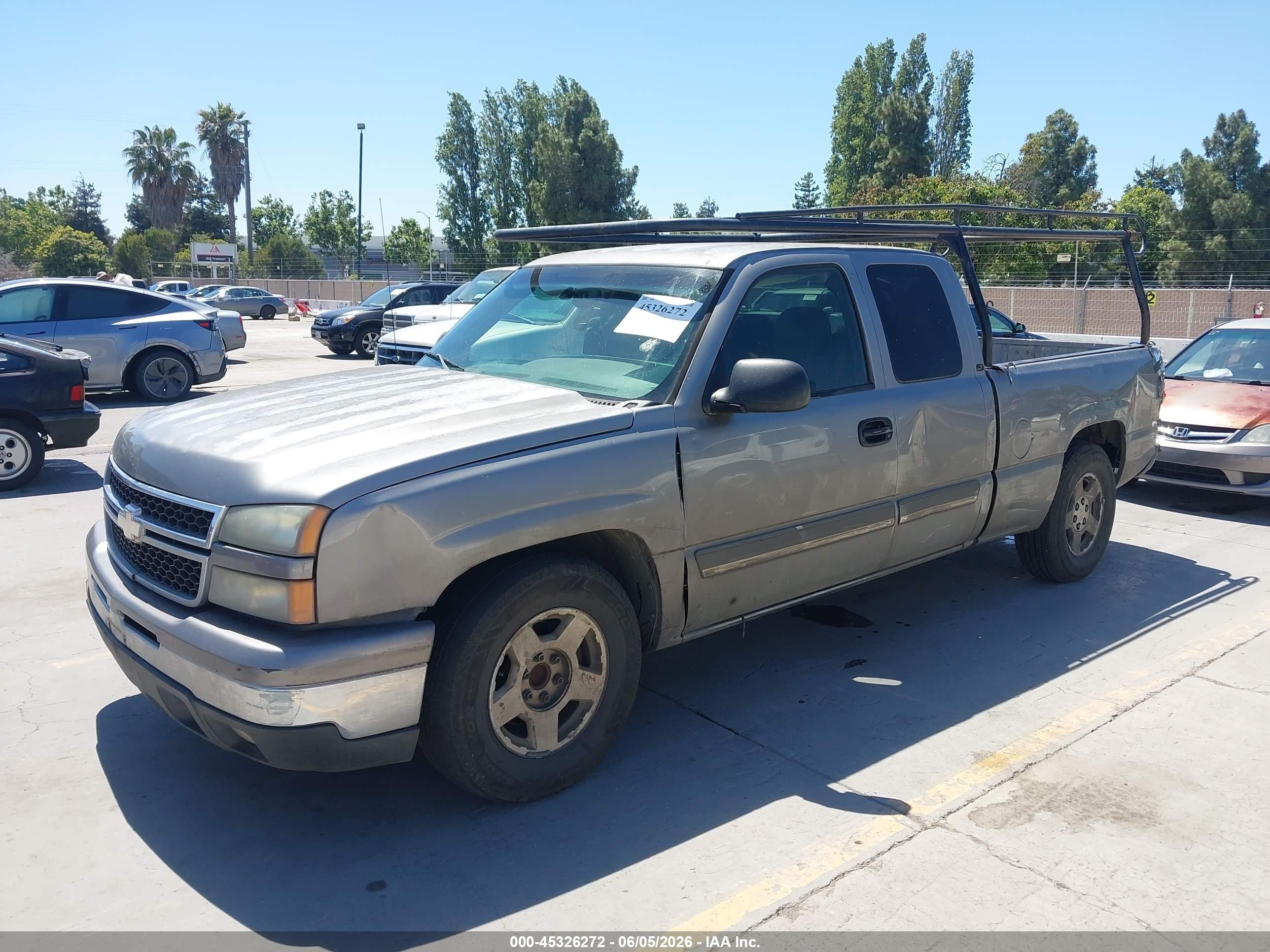 2006 Chevrolet Silverado 1500 Lt1 Gray vin: 2GCEC19V361111852
