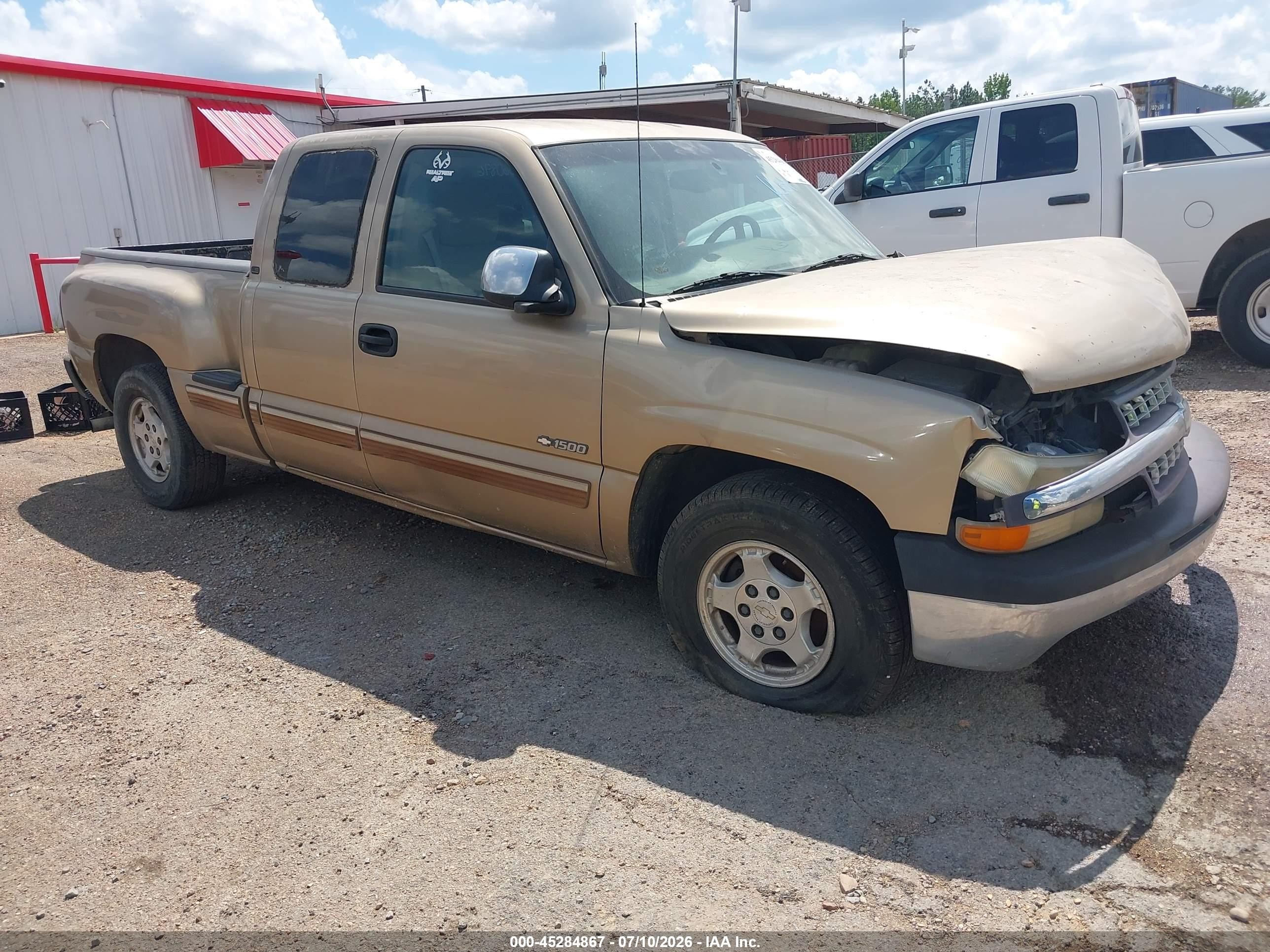 2000 Chevrolet Silverado 1500 Ls Желто-коричневый vin: 2GCEC19V3Y1360896