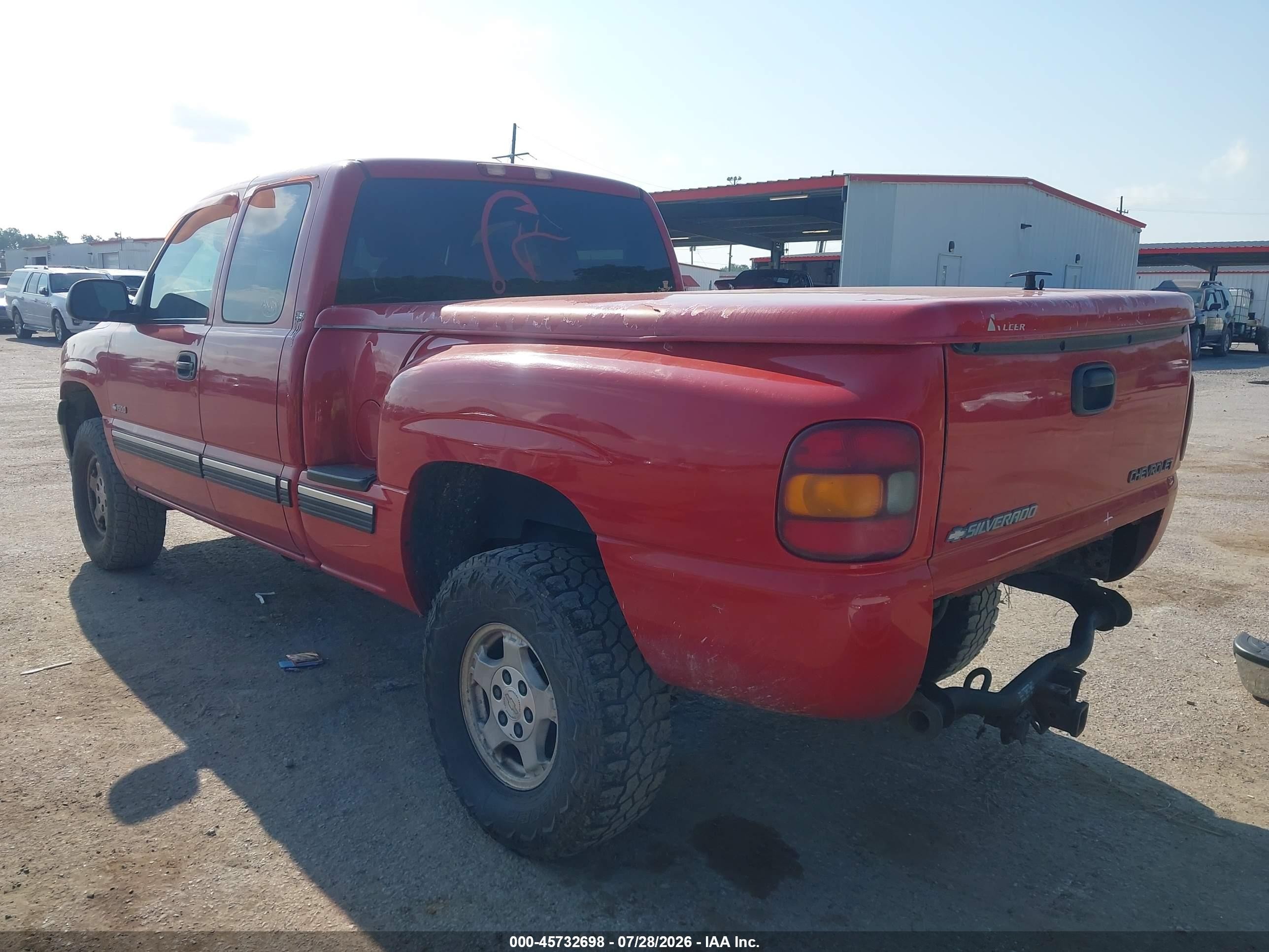 2001 Chevrolet Silverado 1500 Ls Красный vin: 2GCEC19V411159319
