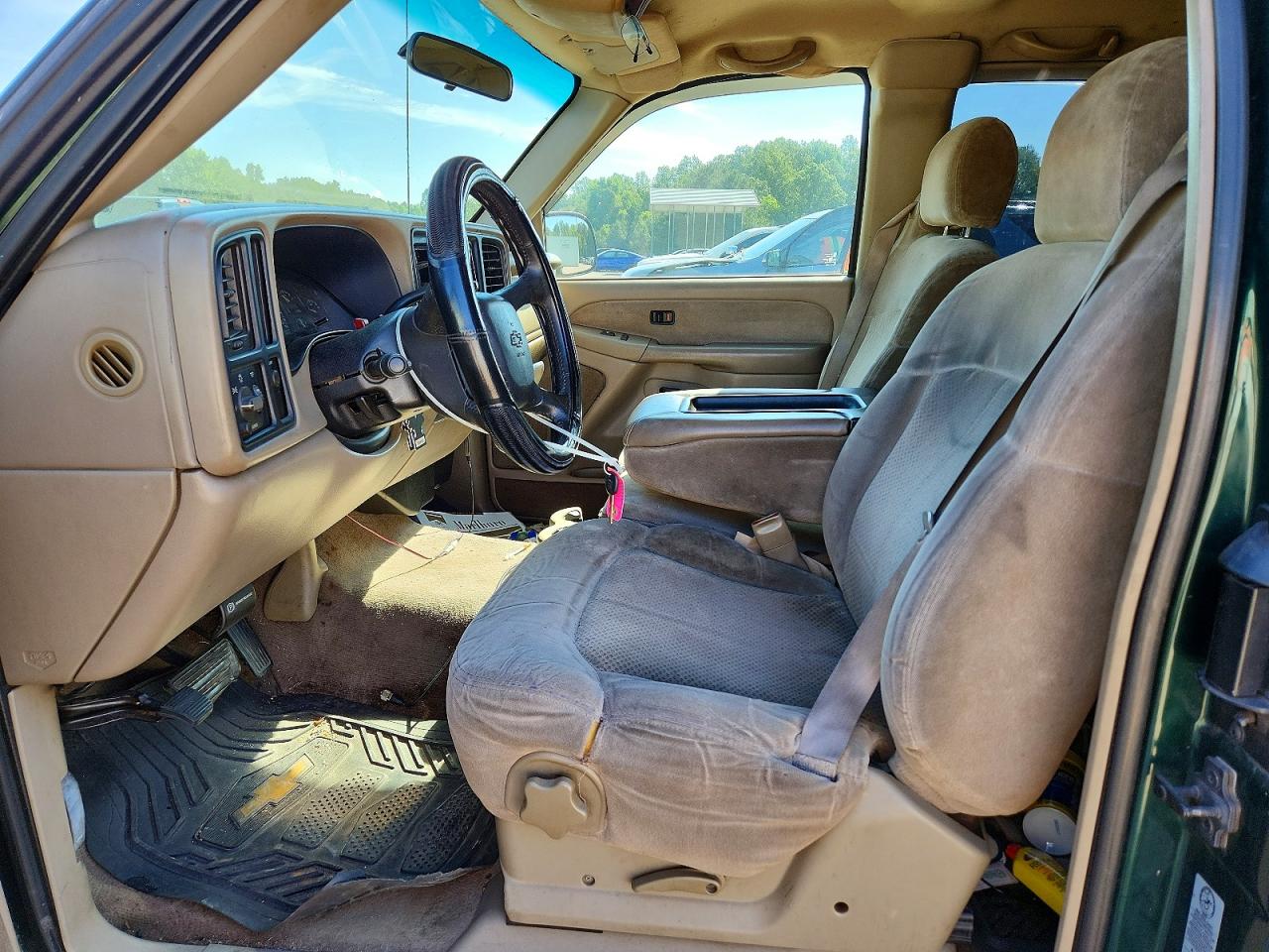 2001 Chevrolet Silverado Green vin: 2GCEC19V411234424