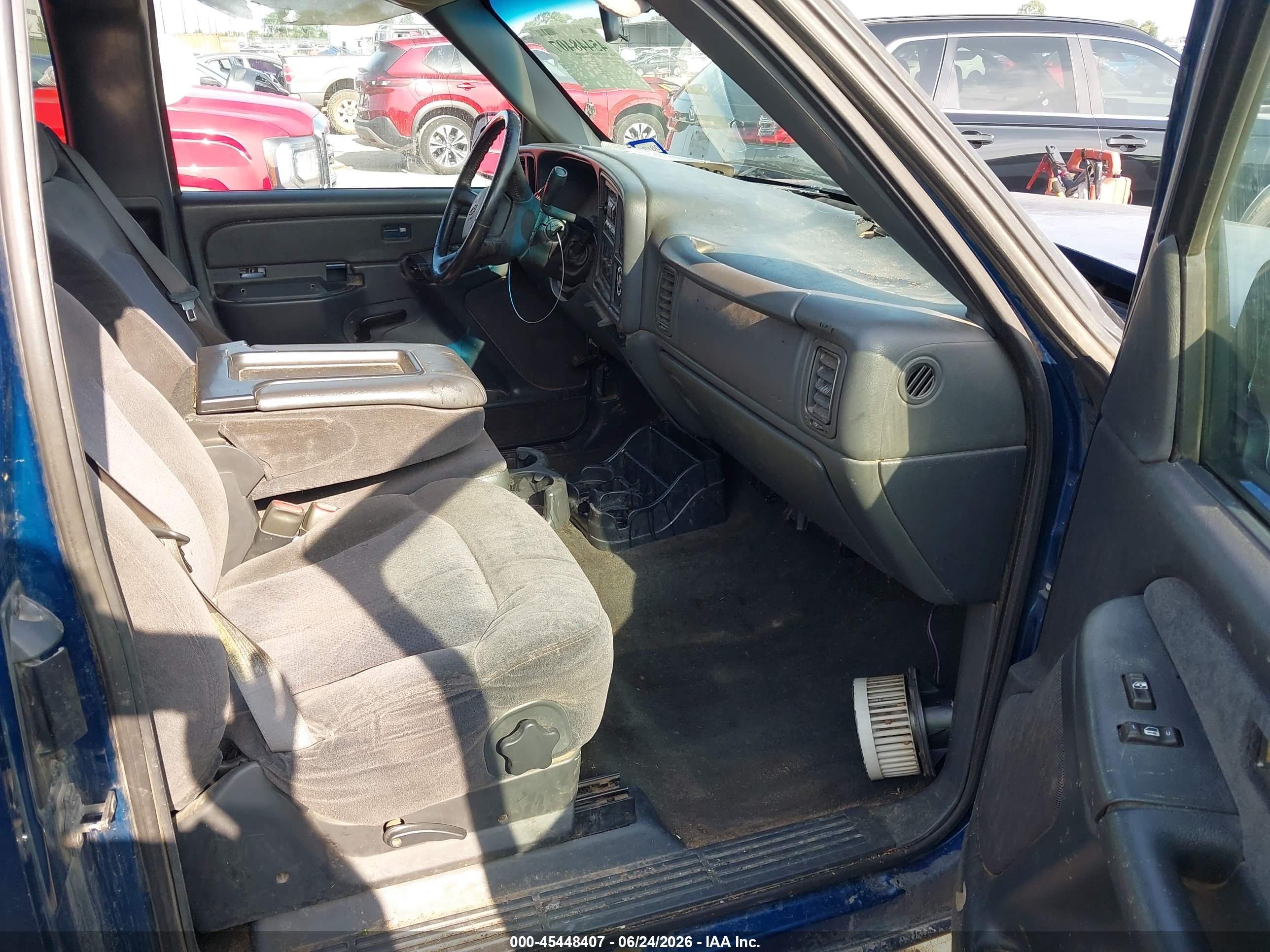 2001 Chevrolet Silverado 1500 Ls Blue vin: 2GCEC19V411400022