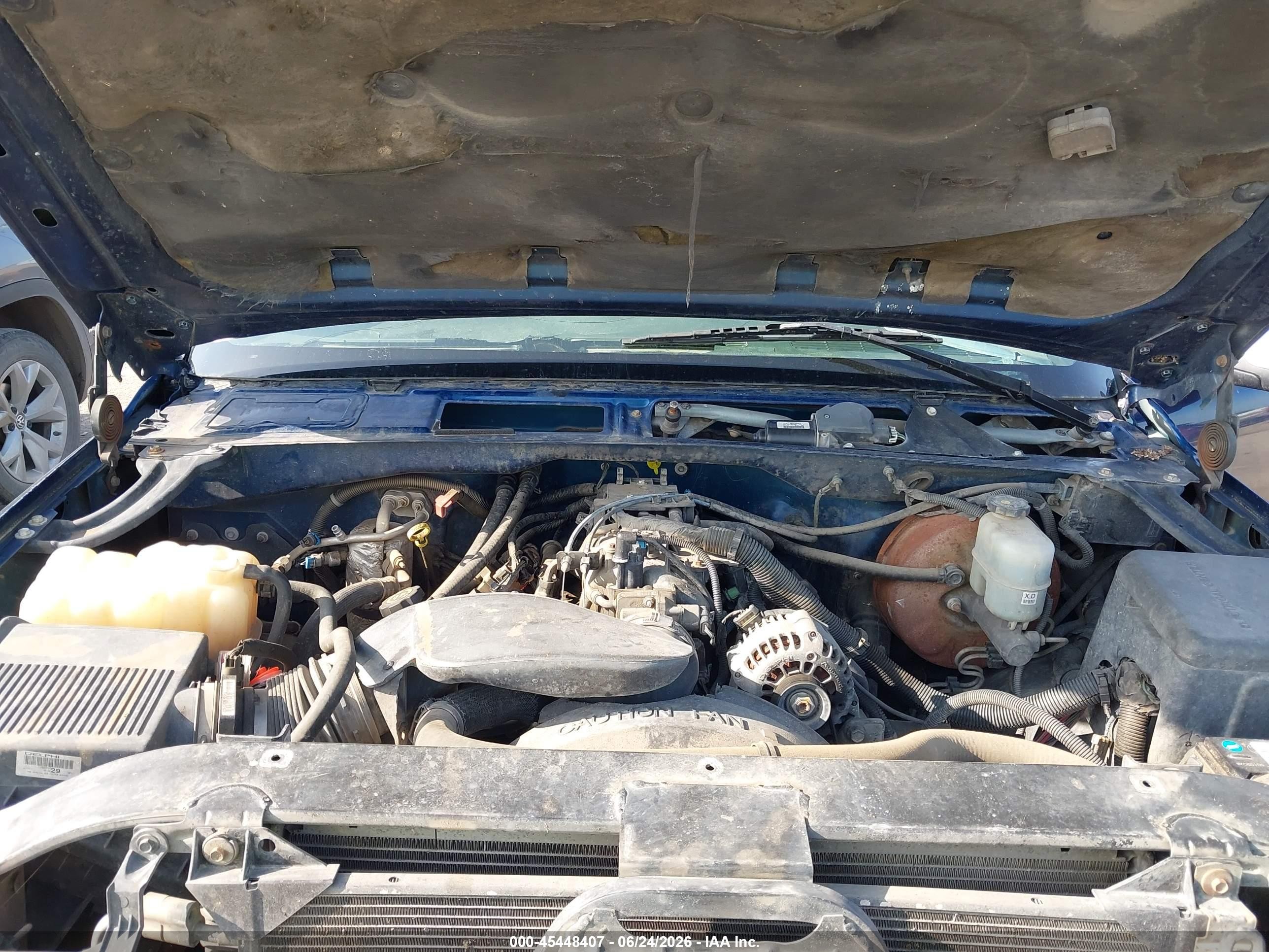 2001 Chevrolet Silverado 1500 Ls Blue vin: 2GCEC19V411400022