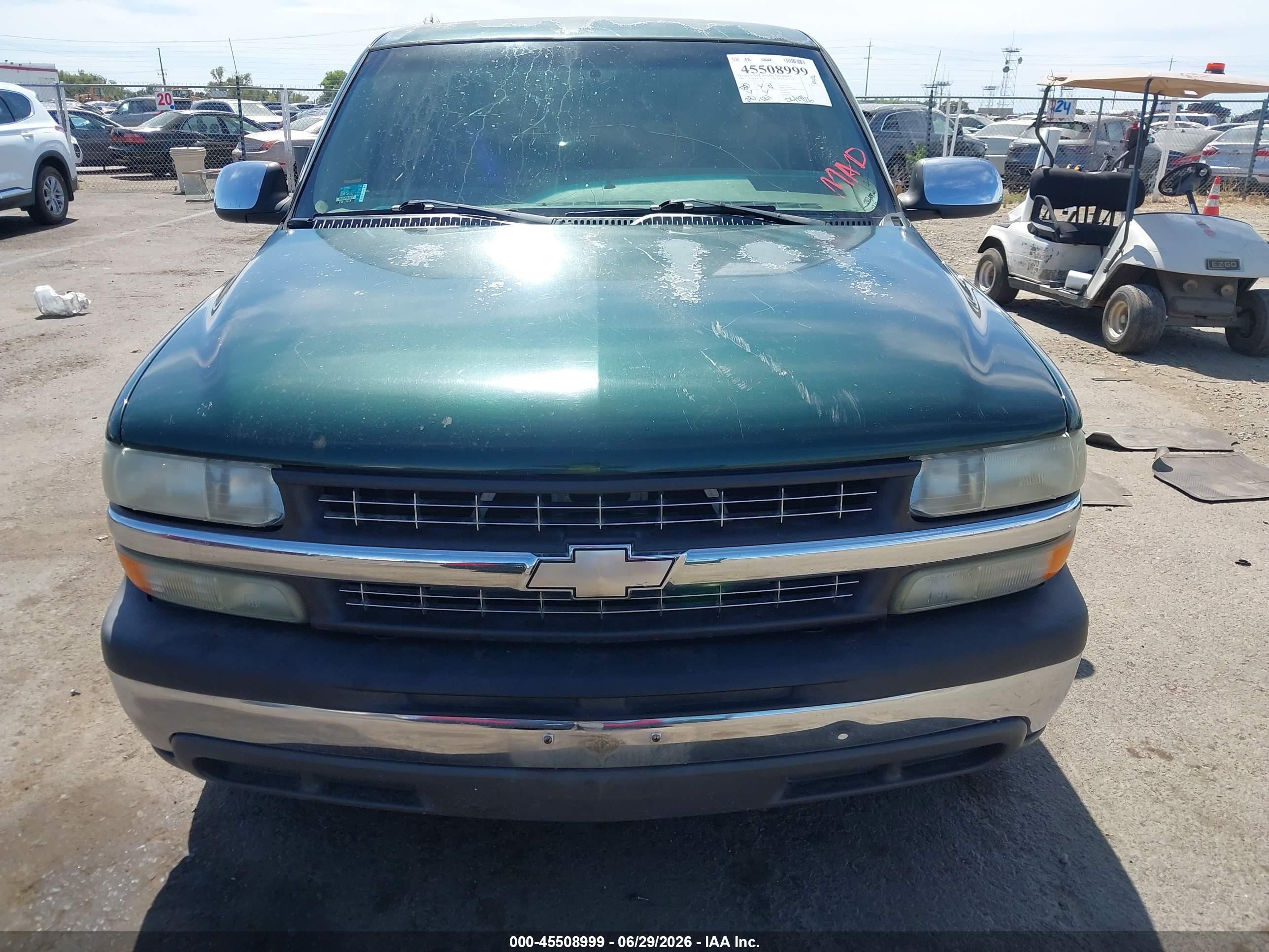 2002 Chevrolet Silverado 1500 Ls Green vin: 2GCEC19V421221738