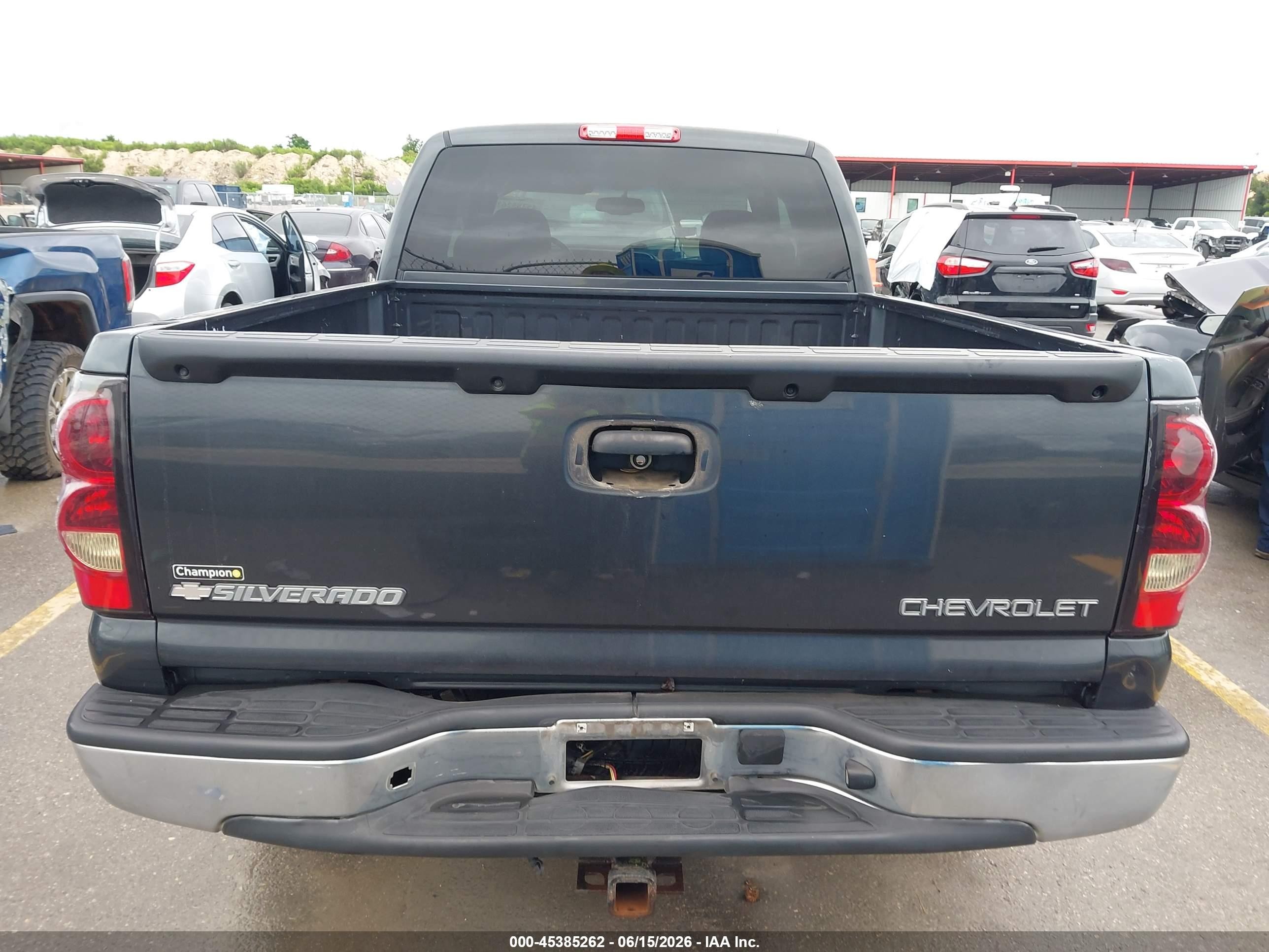 2004 Chevrolet Silverado 1500 Ls Black vin: 2GCEC19V441252104