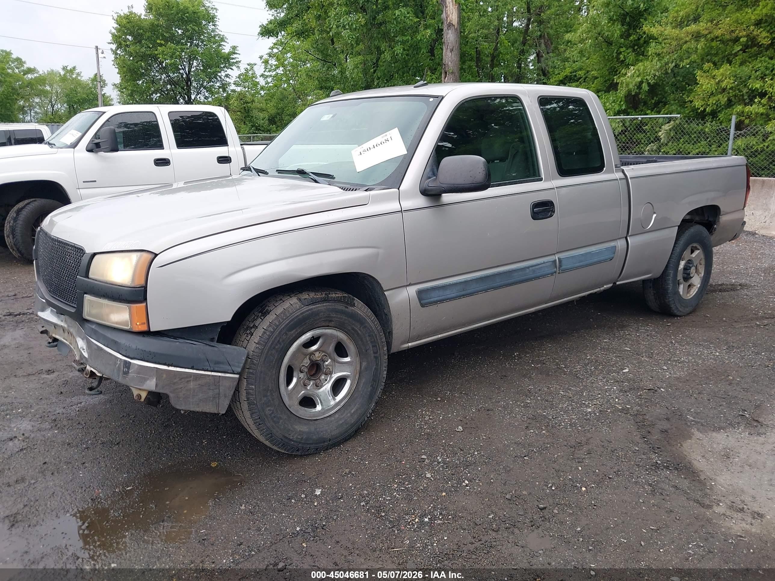 2004 Chevrolet Silverado 1500 Ls Желто-коричневый vin: 2GCEC19V441277813