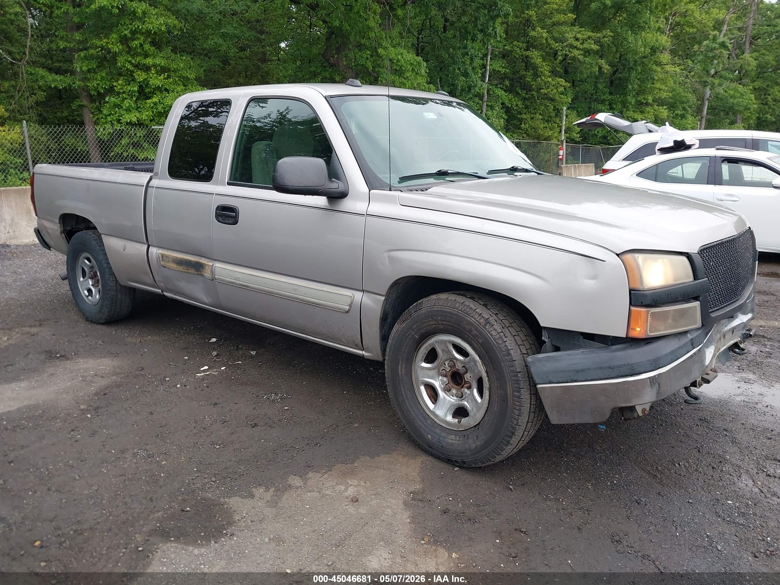2004 Chevrolet Silverado 1500 Ls Tan vin: 2GCEC19V441277813