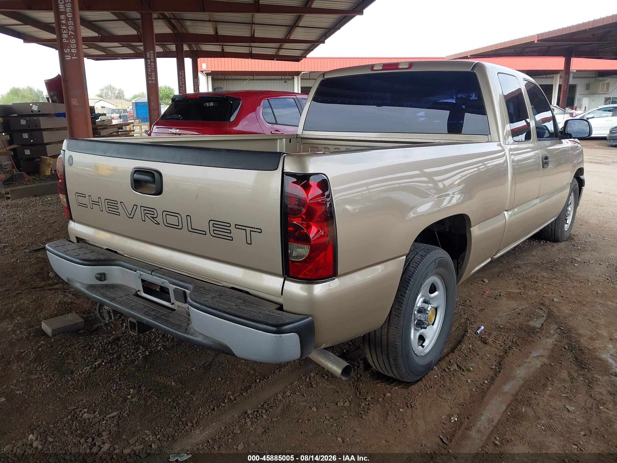 2004 Chevrolet Silverado 1500 Work Truck Gold vin: 2GCEC19V441432649