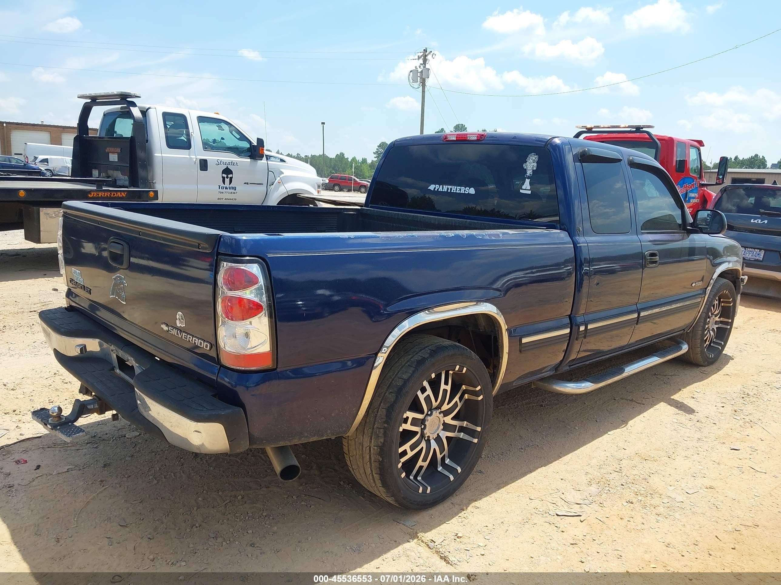 2000 Chevrolet Silverado 1500 Ls Blue vin: 2GCEC19V4Y1122569