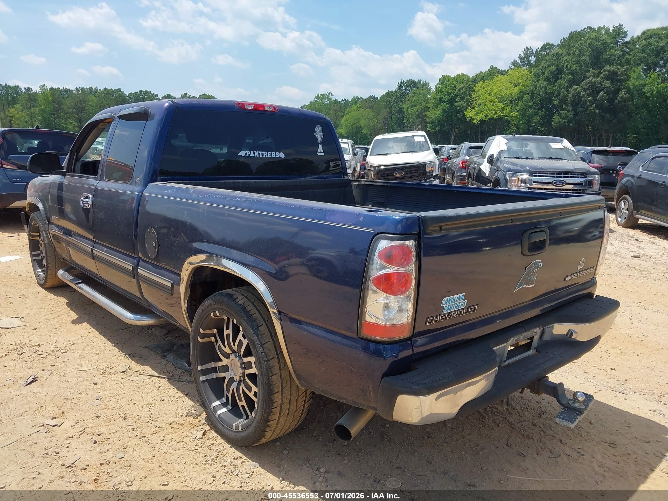 2000 Chevrolet Silverado 1500 Ls Blue vin: 2GCEC19V4Y1122569