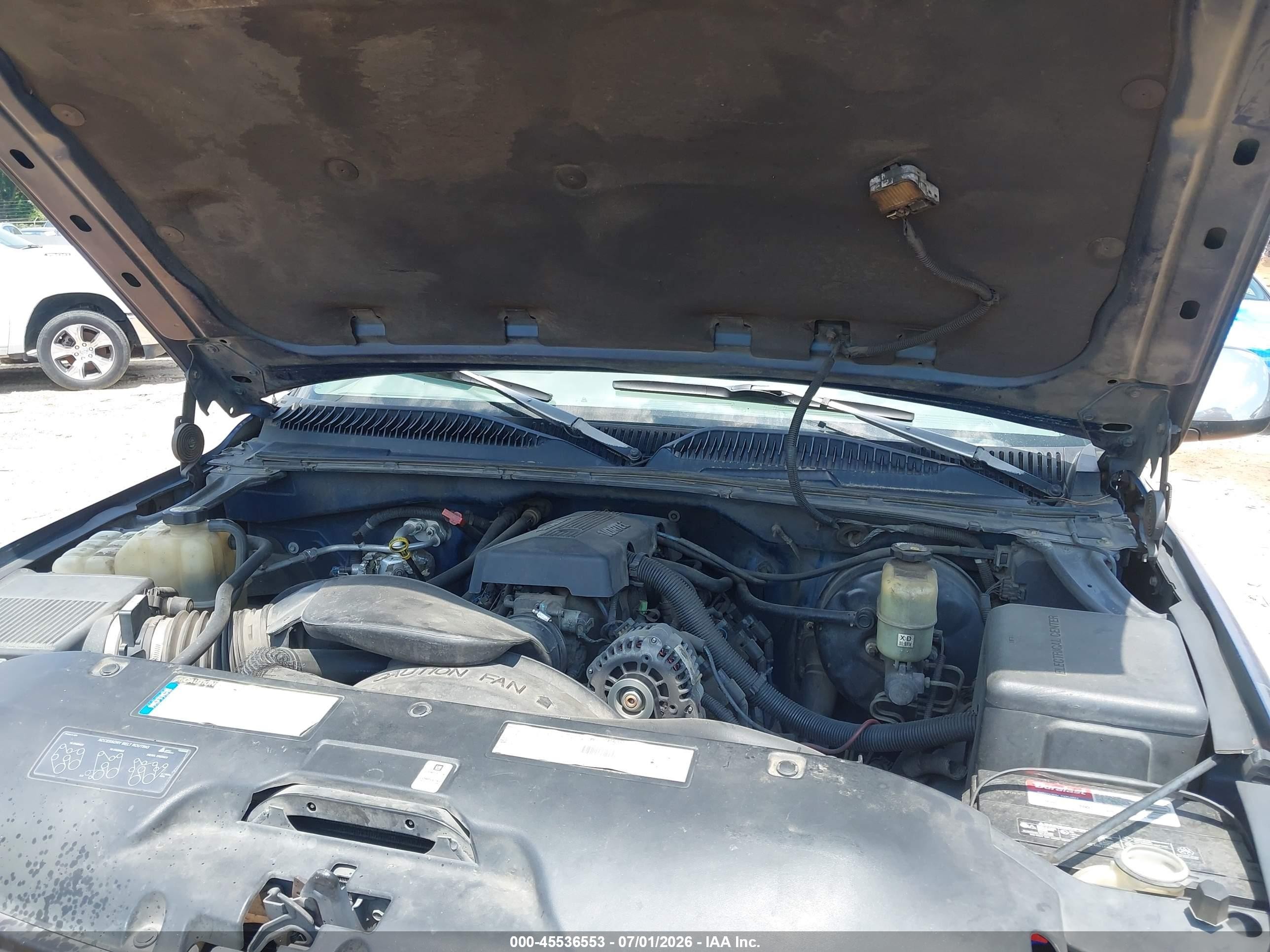 2000 Chevrolet Silverado 1500 Ls Blue vin: 2GCEC19V4Y1122569