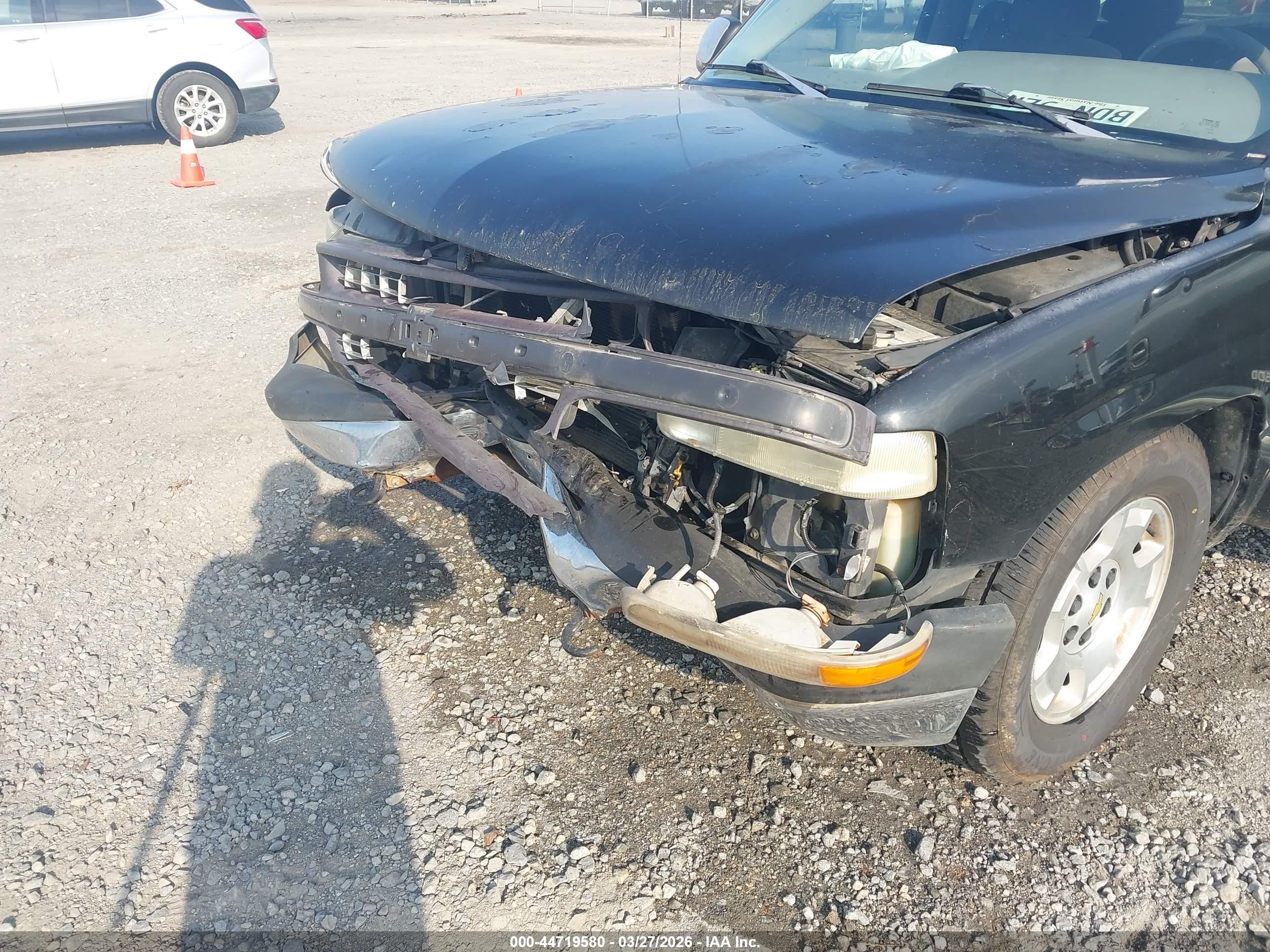 2000 Chevrolet Silverado 1500 Ls Black vin: 2GCEC19V4Y1186241