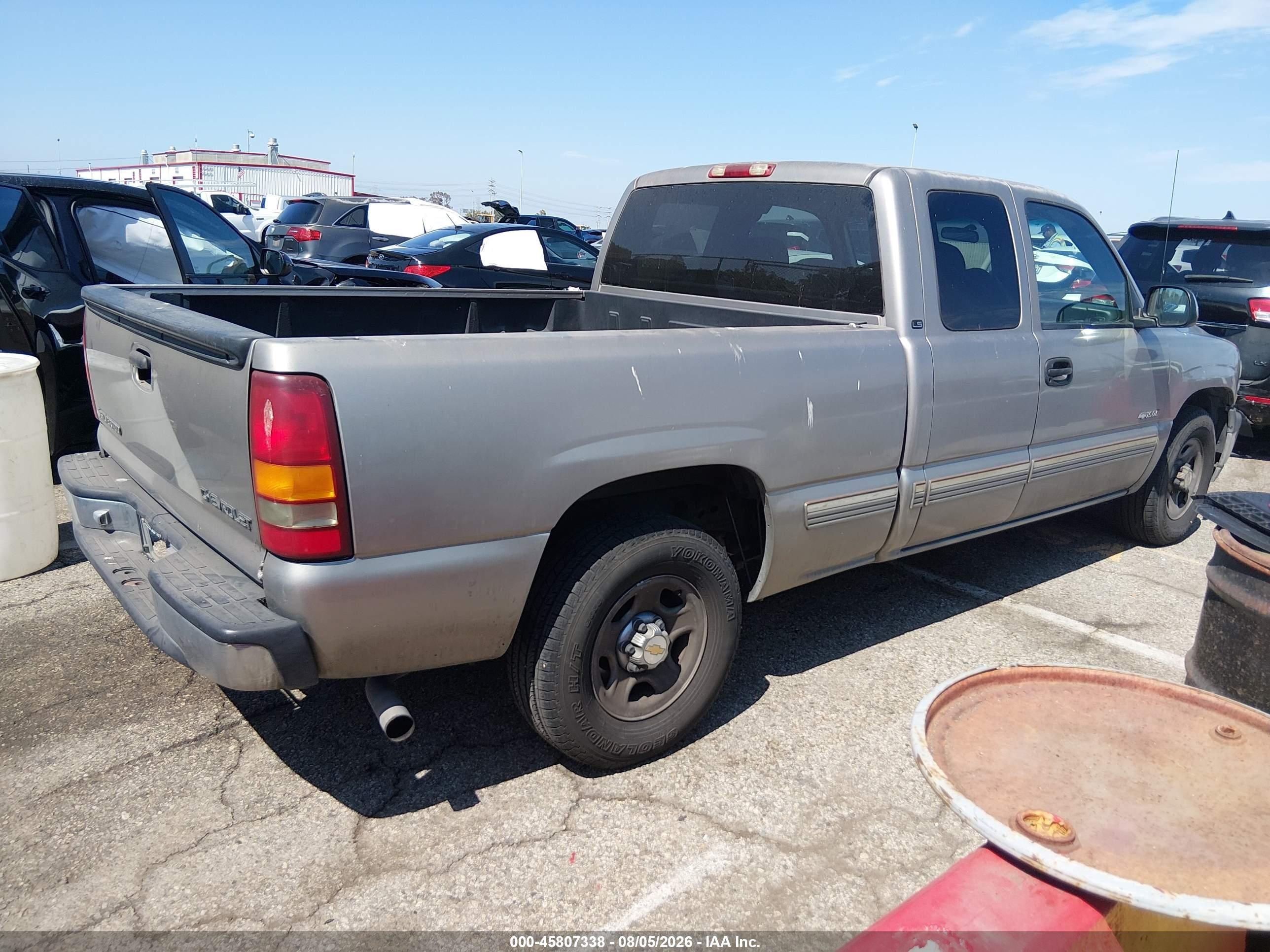 2000 Chevrolet Silverado 1500 Ls Beige vin: 2GCEC19V4Y1311304