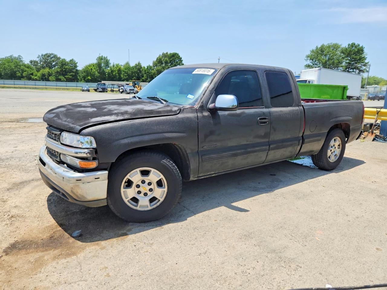2002 Chevrolet Silverado C1500 Black vin: 2GCEC19V521142031