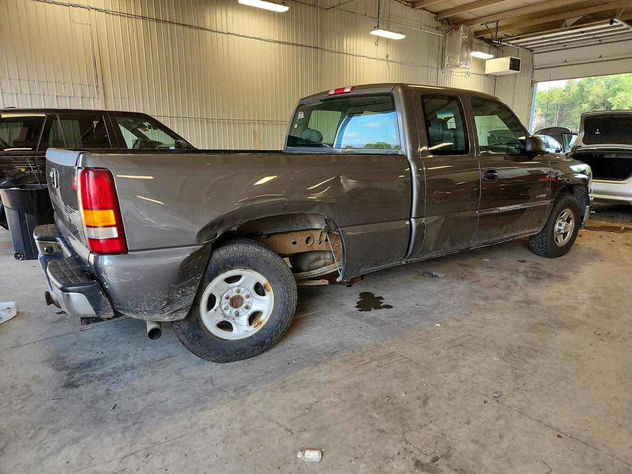 2002 Chevrolet Silverado C1500 Серый vin: 2GCEC19V521296156