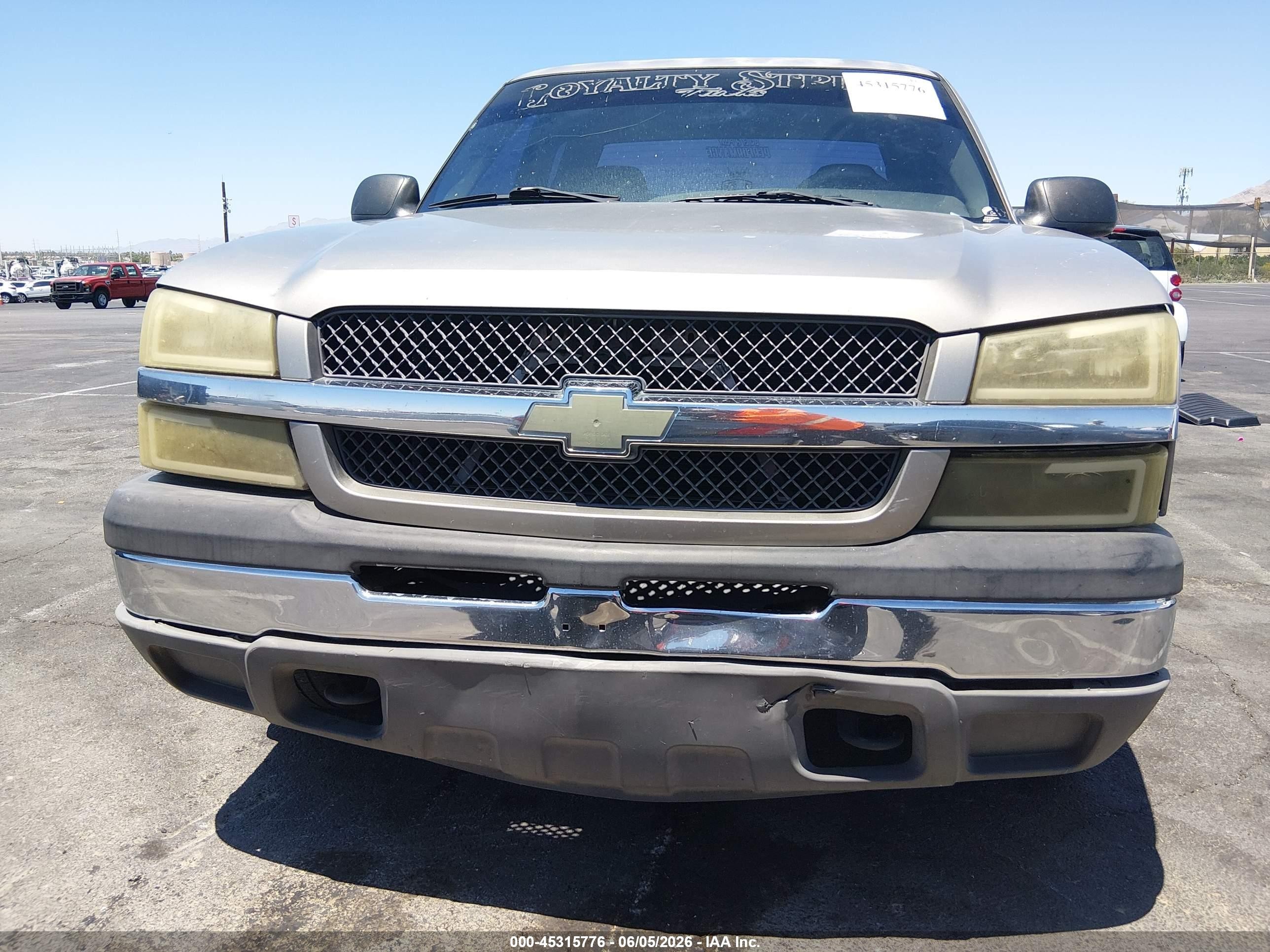 2003 Chevrolet Silverado 1500 Ls Silver vin: 2GCEC19V531112187