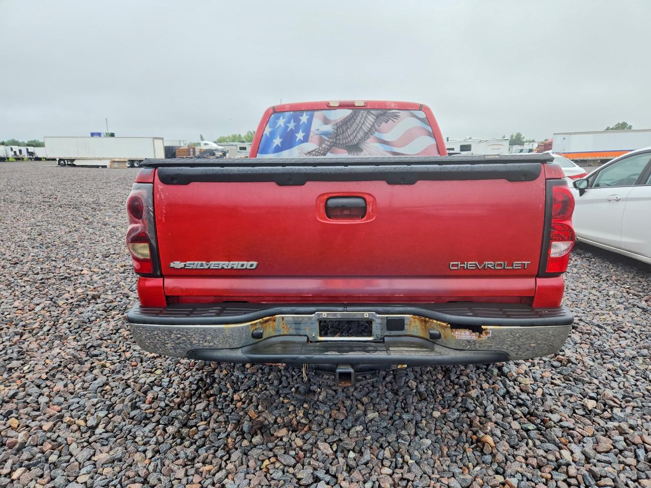 2004 Chevrolet Silverado C1500 Red vin: 2GCEC19V541288156