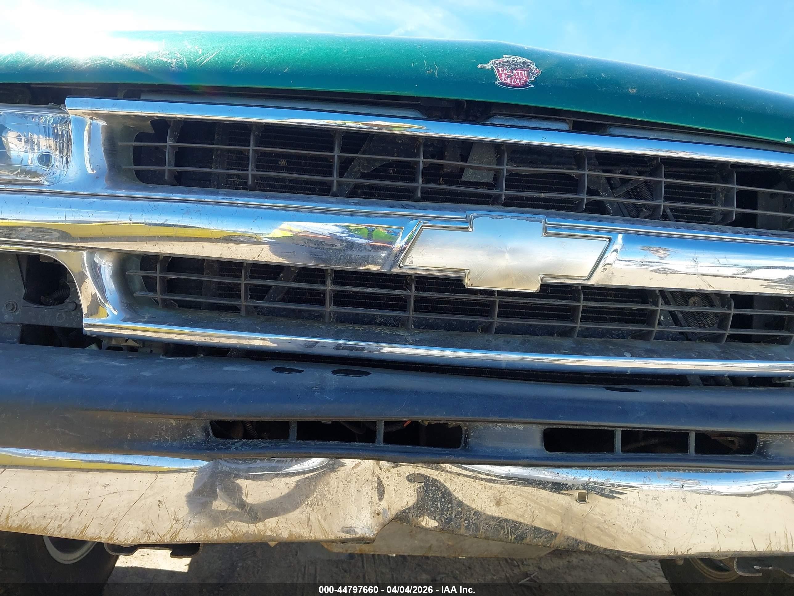 1999 Chevrolet Silverado 1500 Ls Зеленый vin: 2GCEC19V5X1107769