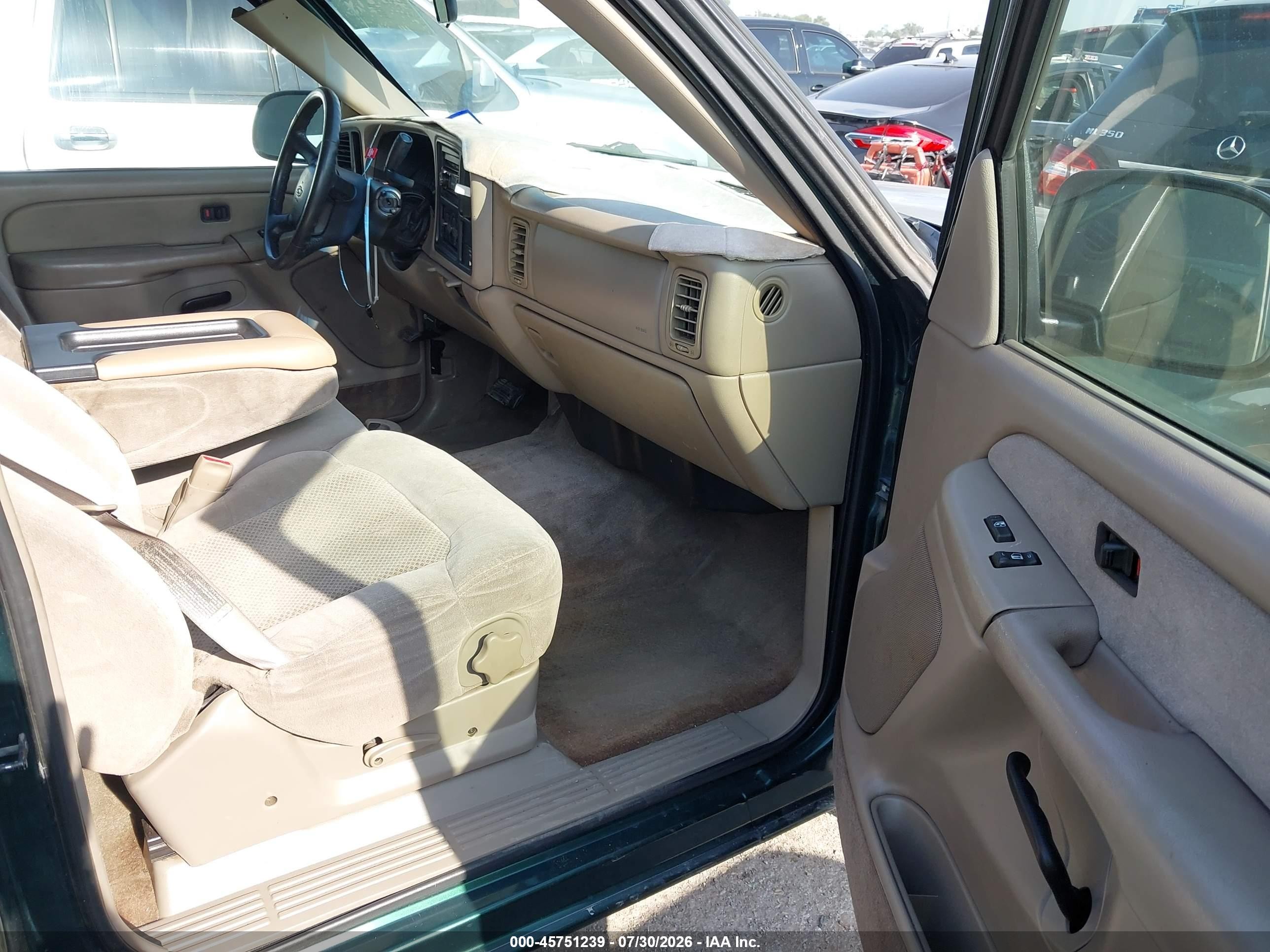 2001 Chevrolet Silverado 1500 Ls Green vin: 2GCEC19V611185856