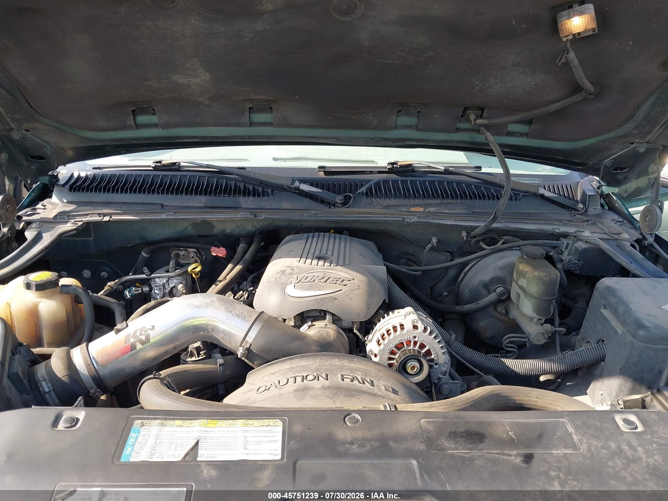 2001 Chevrolet Silverado 1500 Ls Green vin: 2GCEC19V611185856