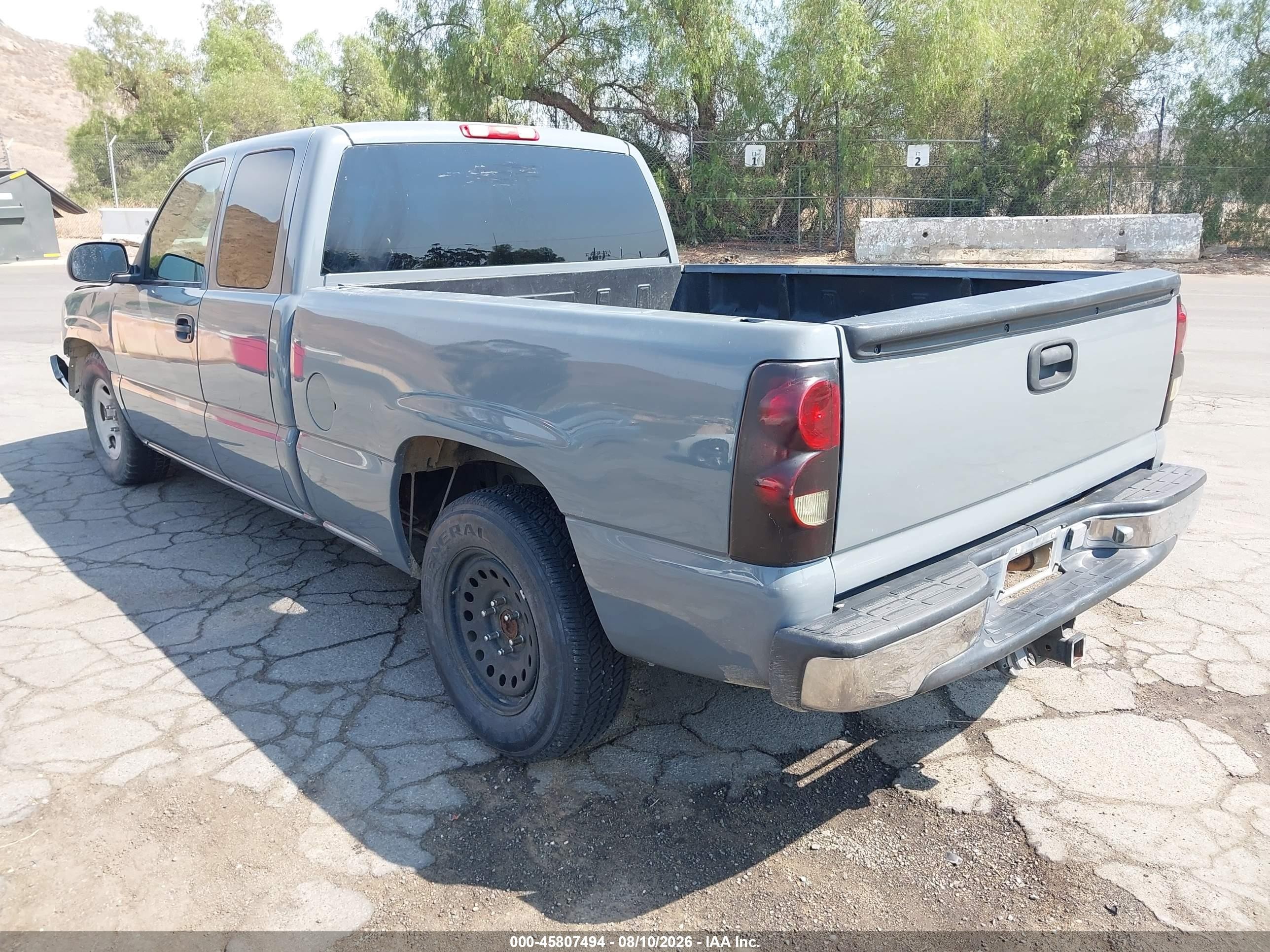 2002 Chevrolet Silverado 1500 Ls Gray vin: 2GCEC19V621132012