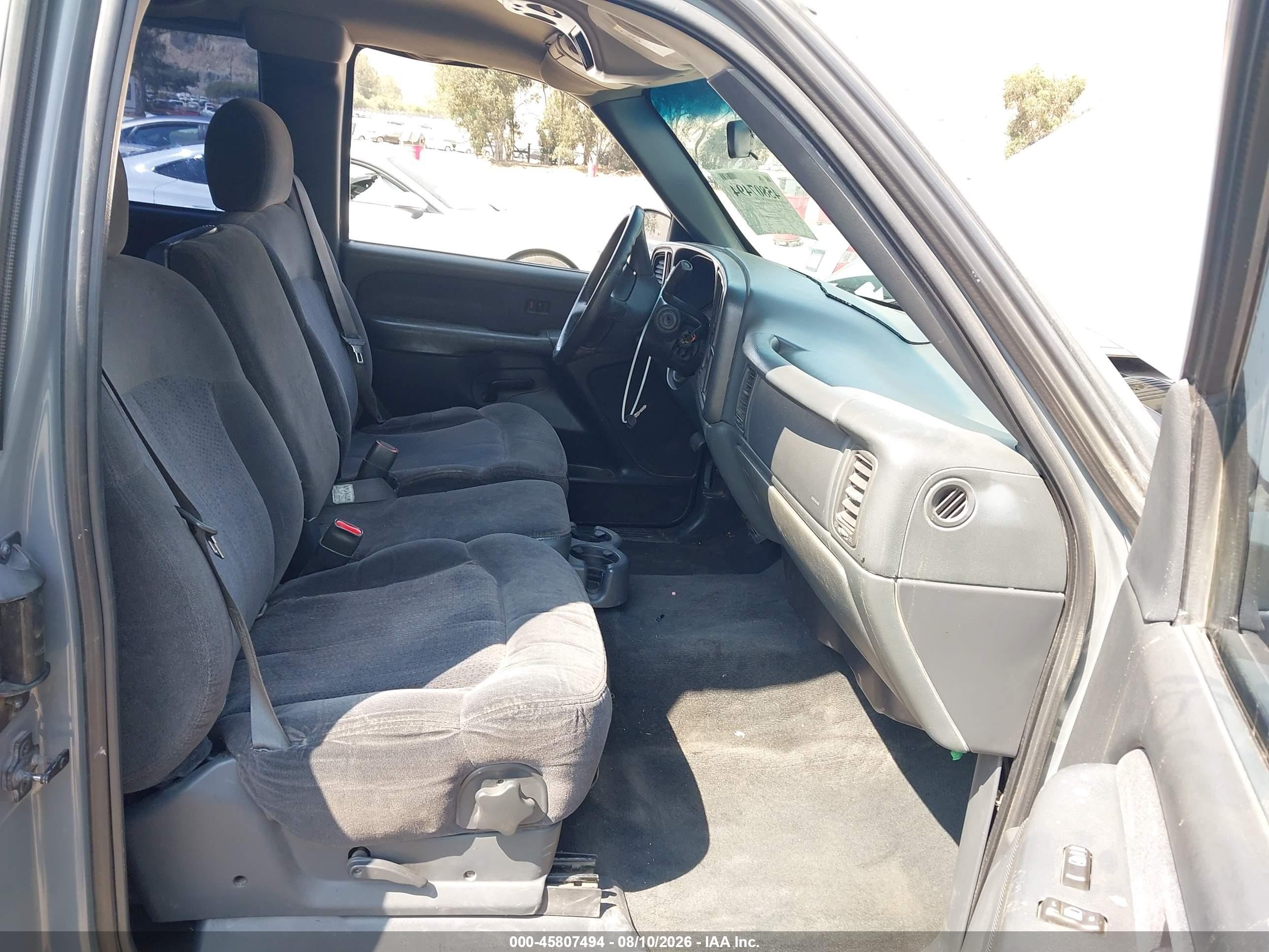 2002 Chevrolet Silverado 1500 Ls Gray vin: 2GCEC19V621132012
