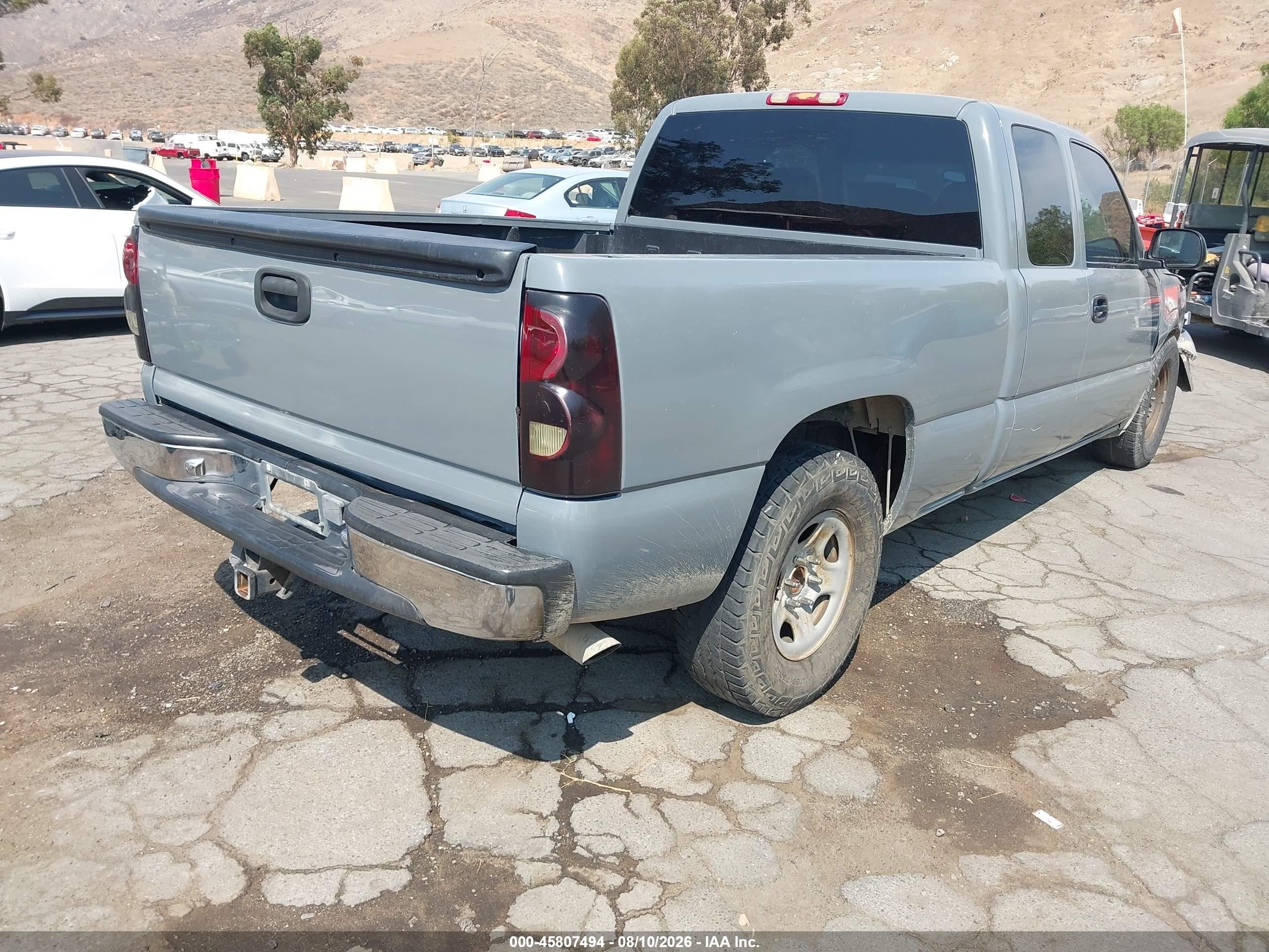 2002 Chevrolet Silverado 1500 Ls Gray vin: 2GCEC19V621132012