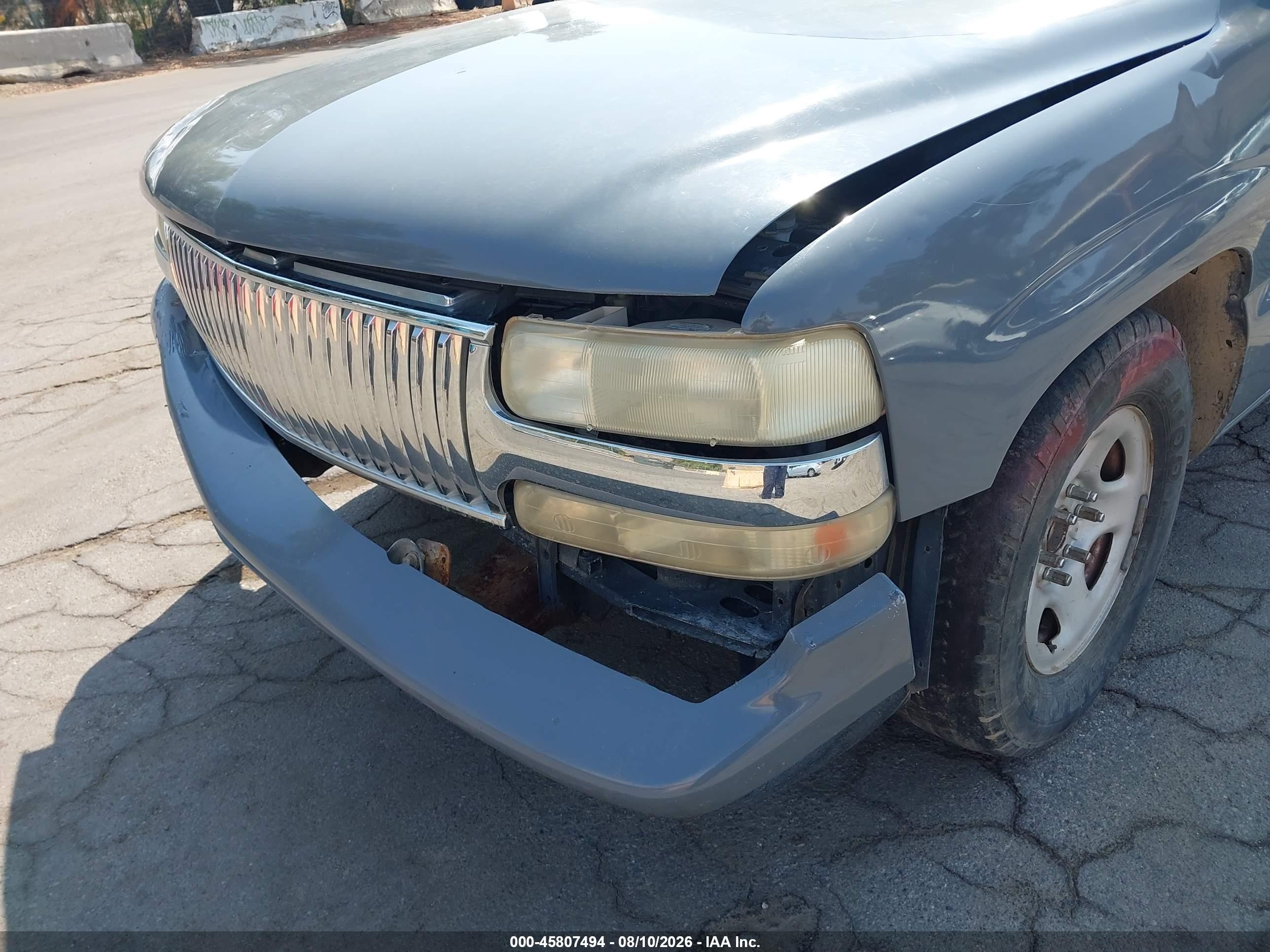 2002 Chevrolet Silverado 1500 Ls Gray vin: 2GCEC19V621132012