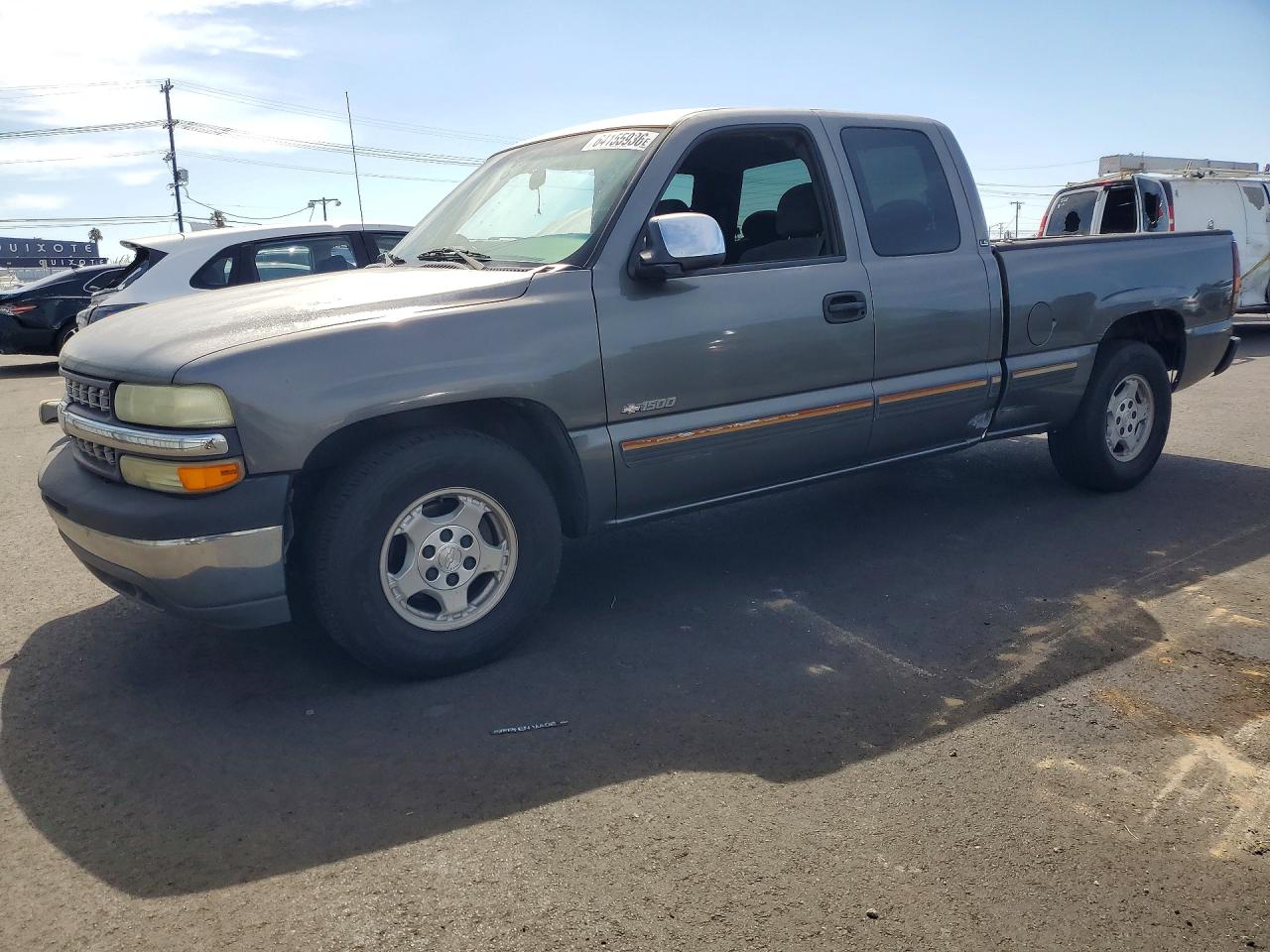 2002 Chevrolet Silverado C1500 Gray vin: 2GCEC19V621330427