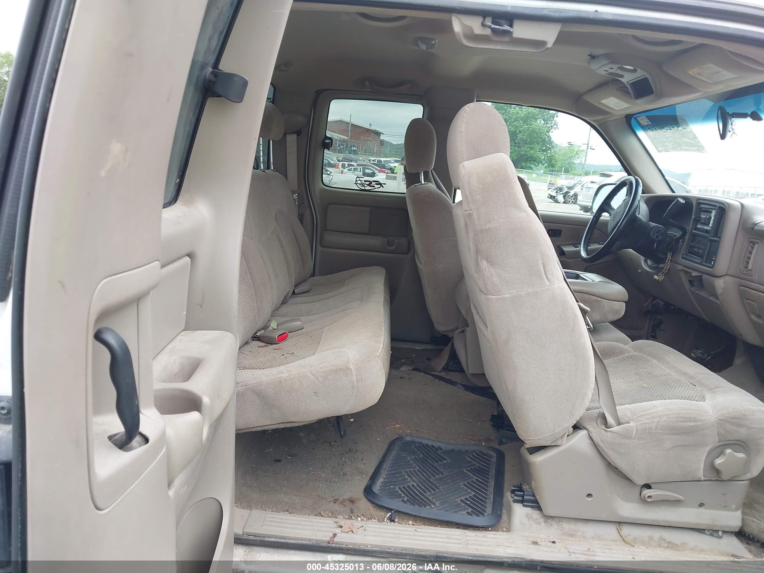 2002 Chevrolet Silverado 1500 Ls White vin: 2GCEC19V621347664