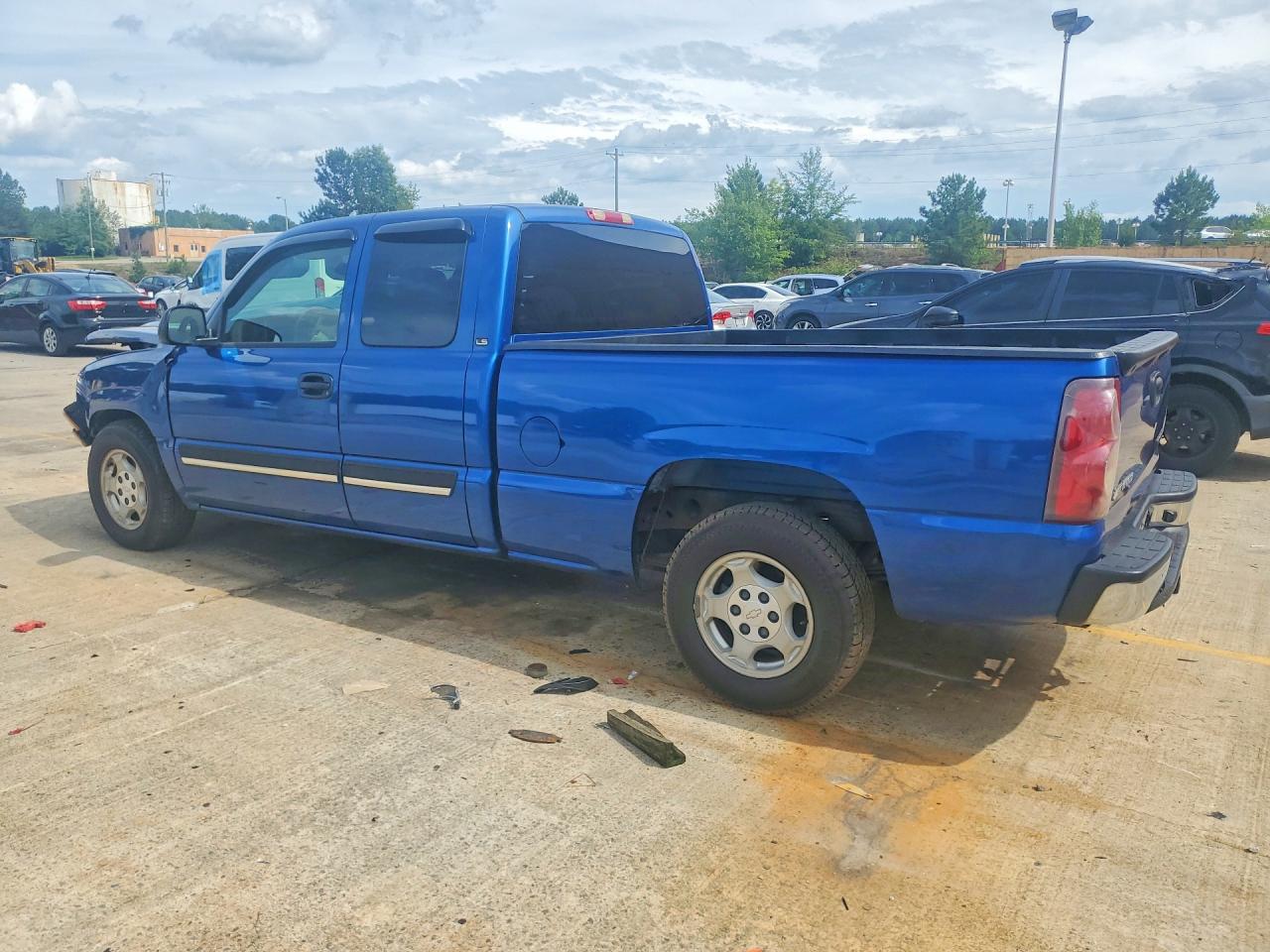2003 Chevrolet Silverado C1500 Blue vin: 2GCEC19V631408674