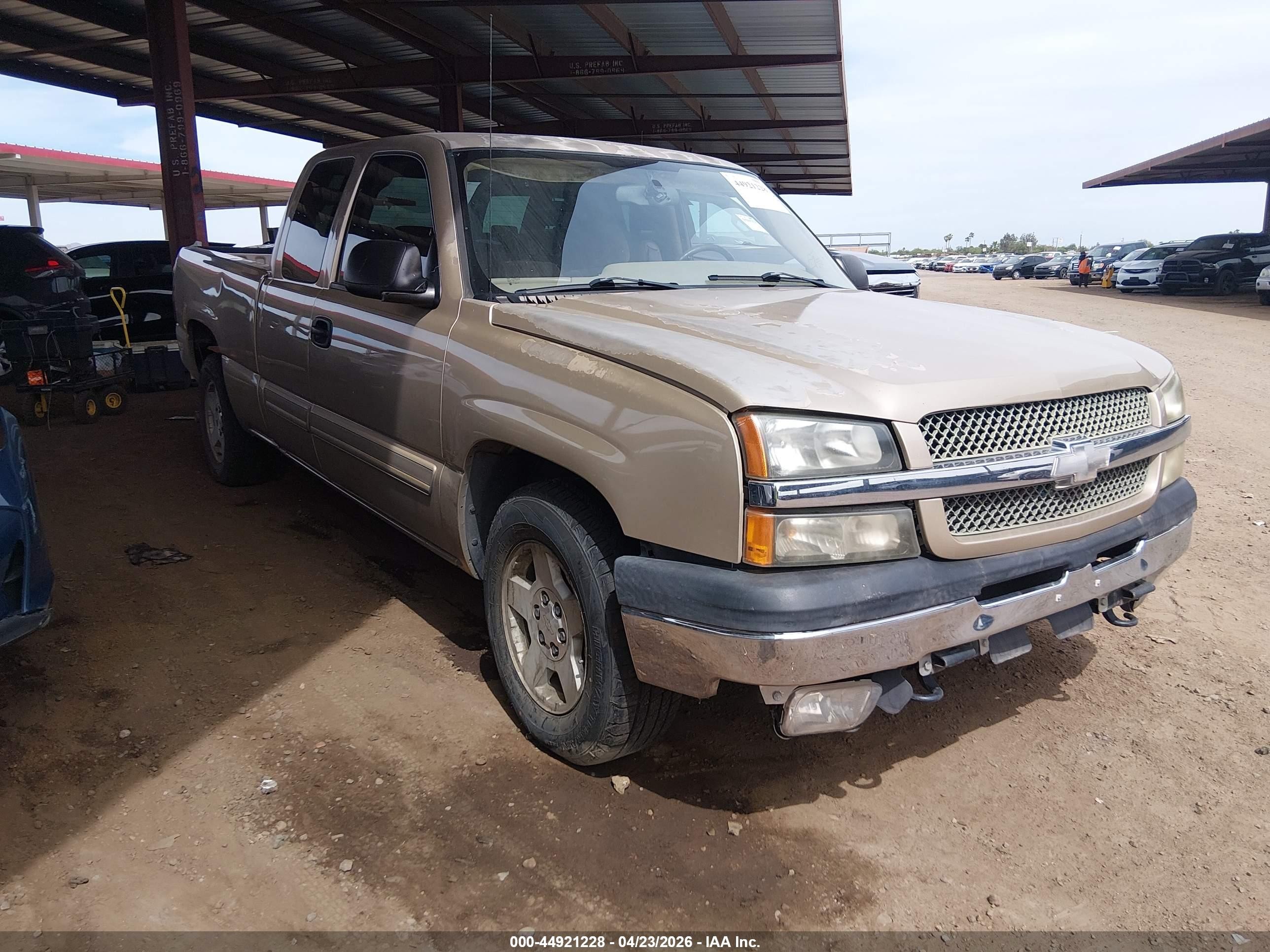2005 Chevrolet Silverado 1500 Ls Gold vin: 2GCEC19V651339102