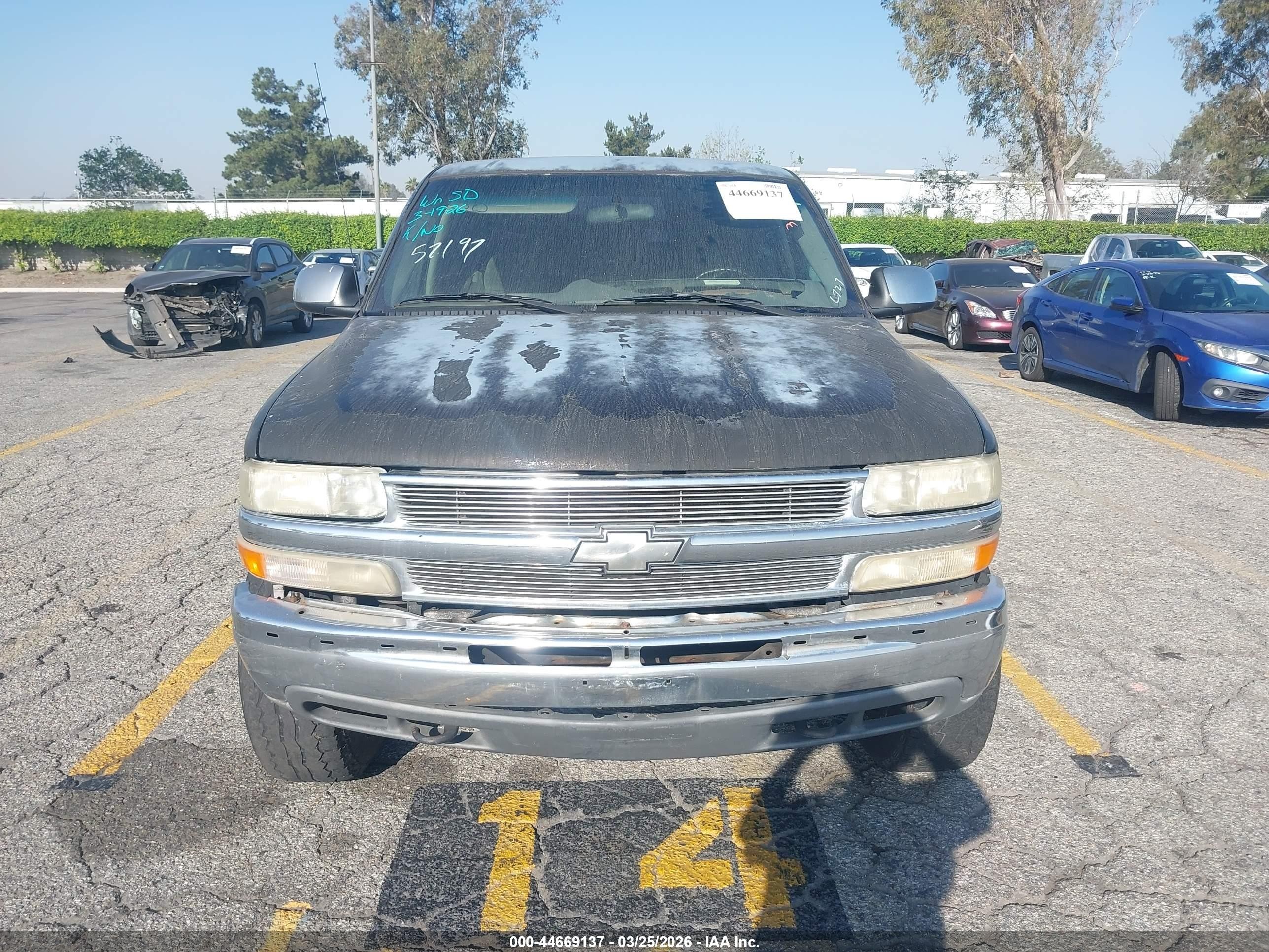 2000 Chevrolet Silverado 1500 Ls Черный vin: 2GCEC19V6Y1387347