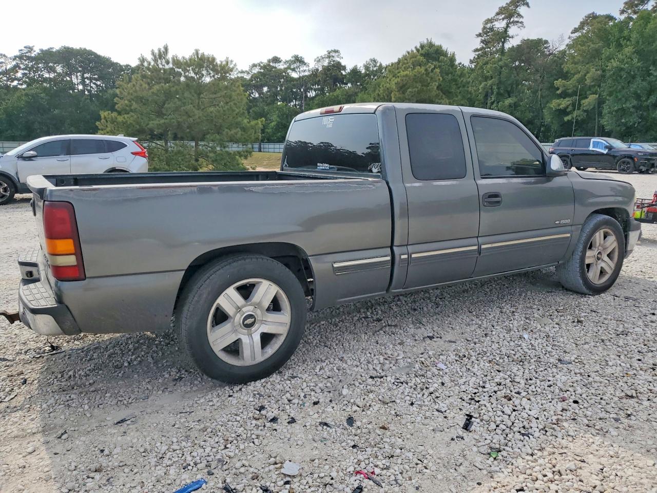 2001 Chevrolet Silverado C1500 Gray vin: 2GCEC19V711156527