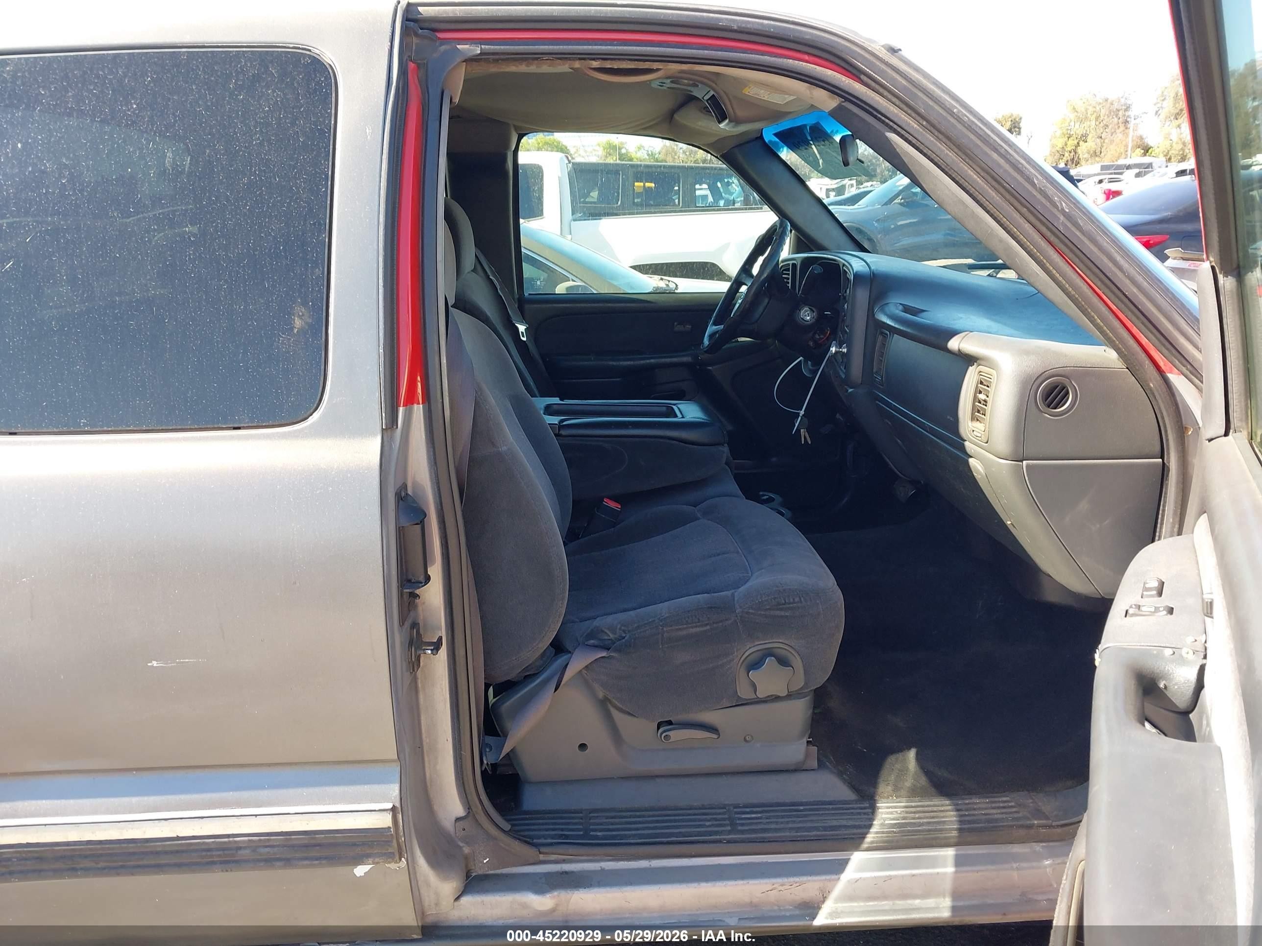 2002 Chevrolet Silverado 1500 Ls Gray vin: 2GCEC19V721352968