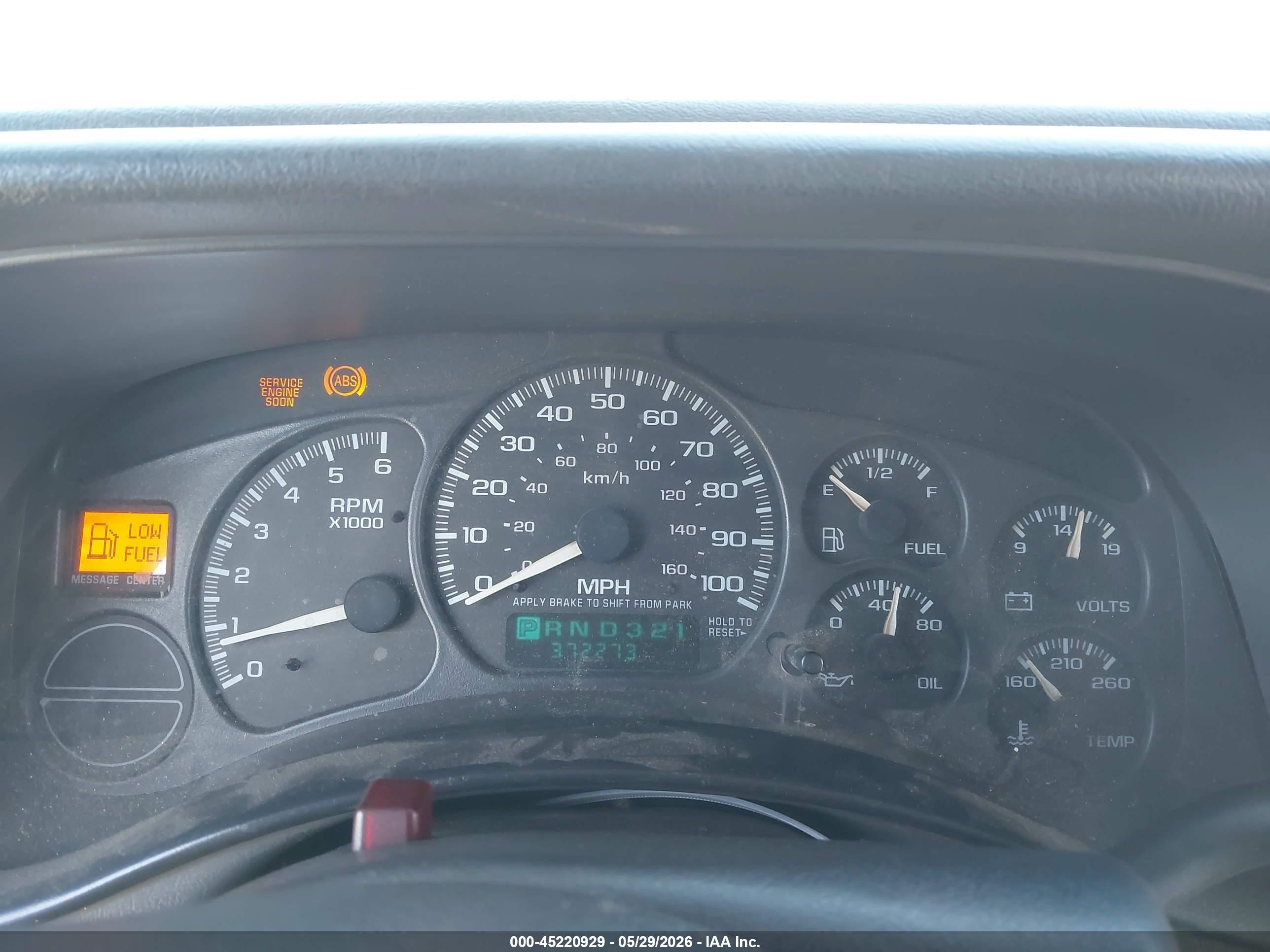 2002 Chevrolet Silverado 1500 Ls Gray vin: 2GCEC19V721352968