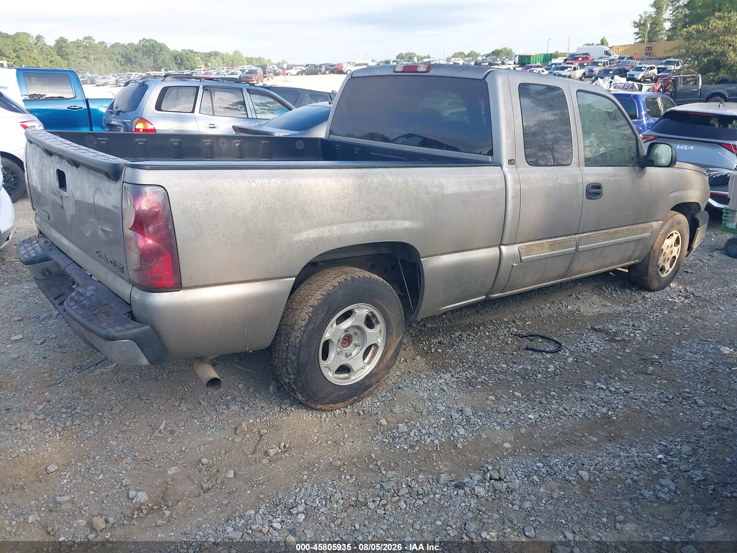 2003 Chevrolet Silverado 1500 Ls Beige vin: 2GCEC19V731215417