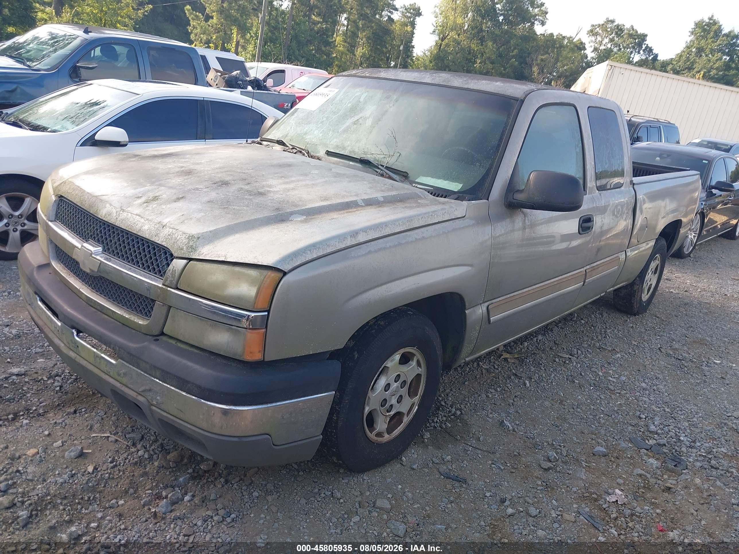 2003 Chevrolet Silverado 1500 Ls Beige vin: 2GCEC19V731215417