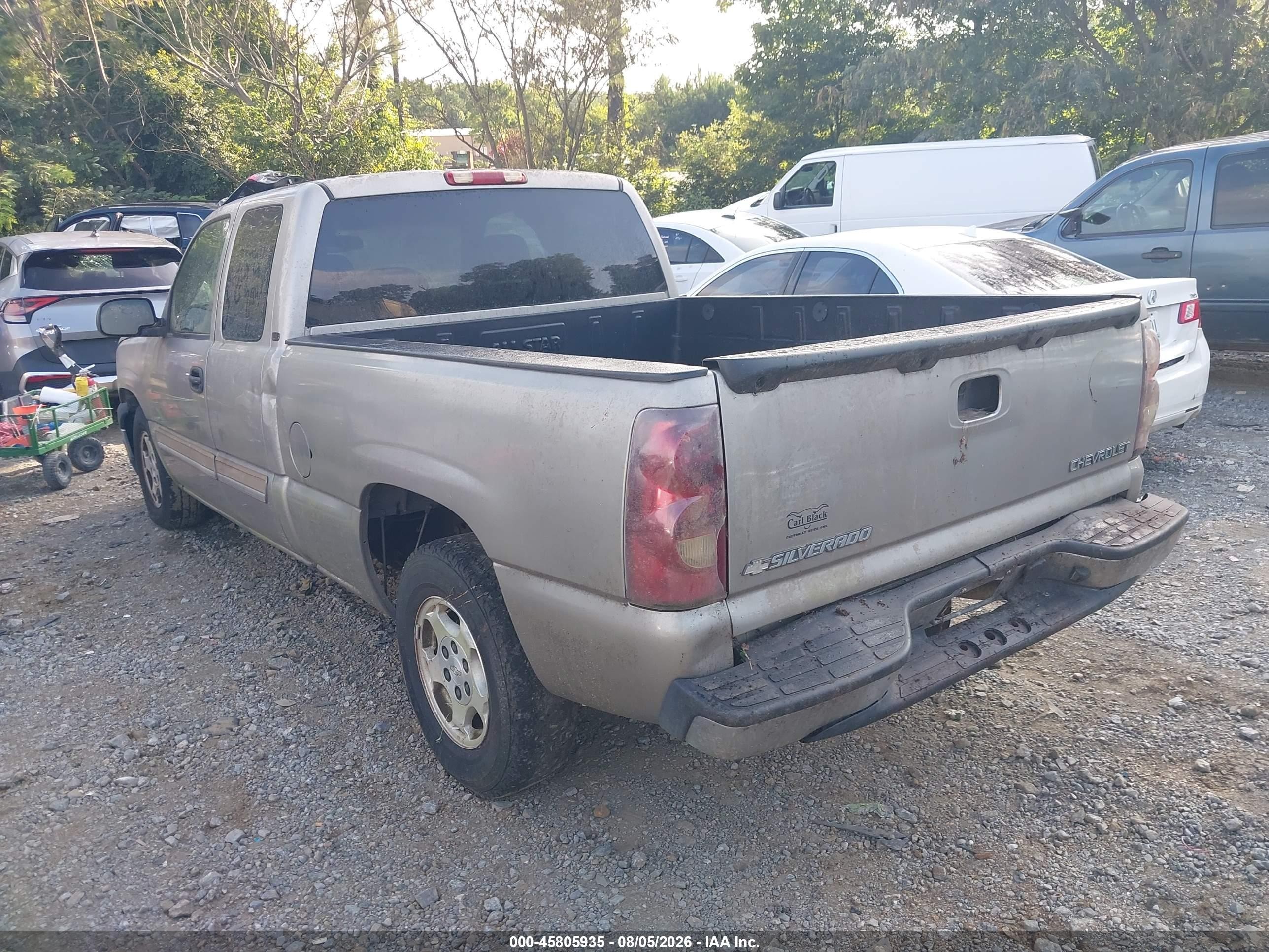 2003 Chevrolet Silverado 1500 Ls Beige vin: 2GCEC19V731215417