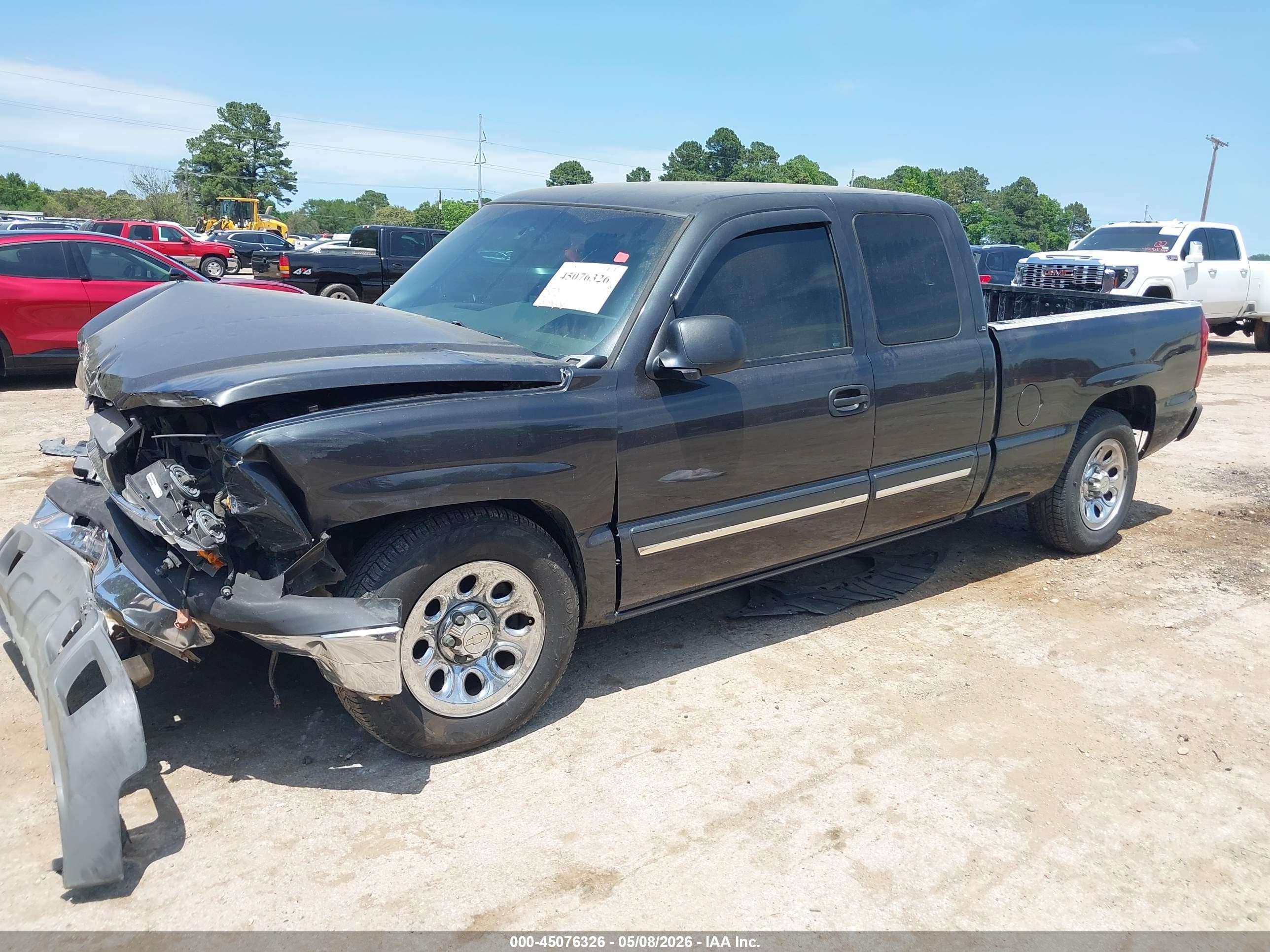 2005 Chevrolet Silverado 1500 Ls Серый vin: 2GCEC19V751345894