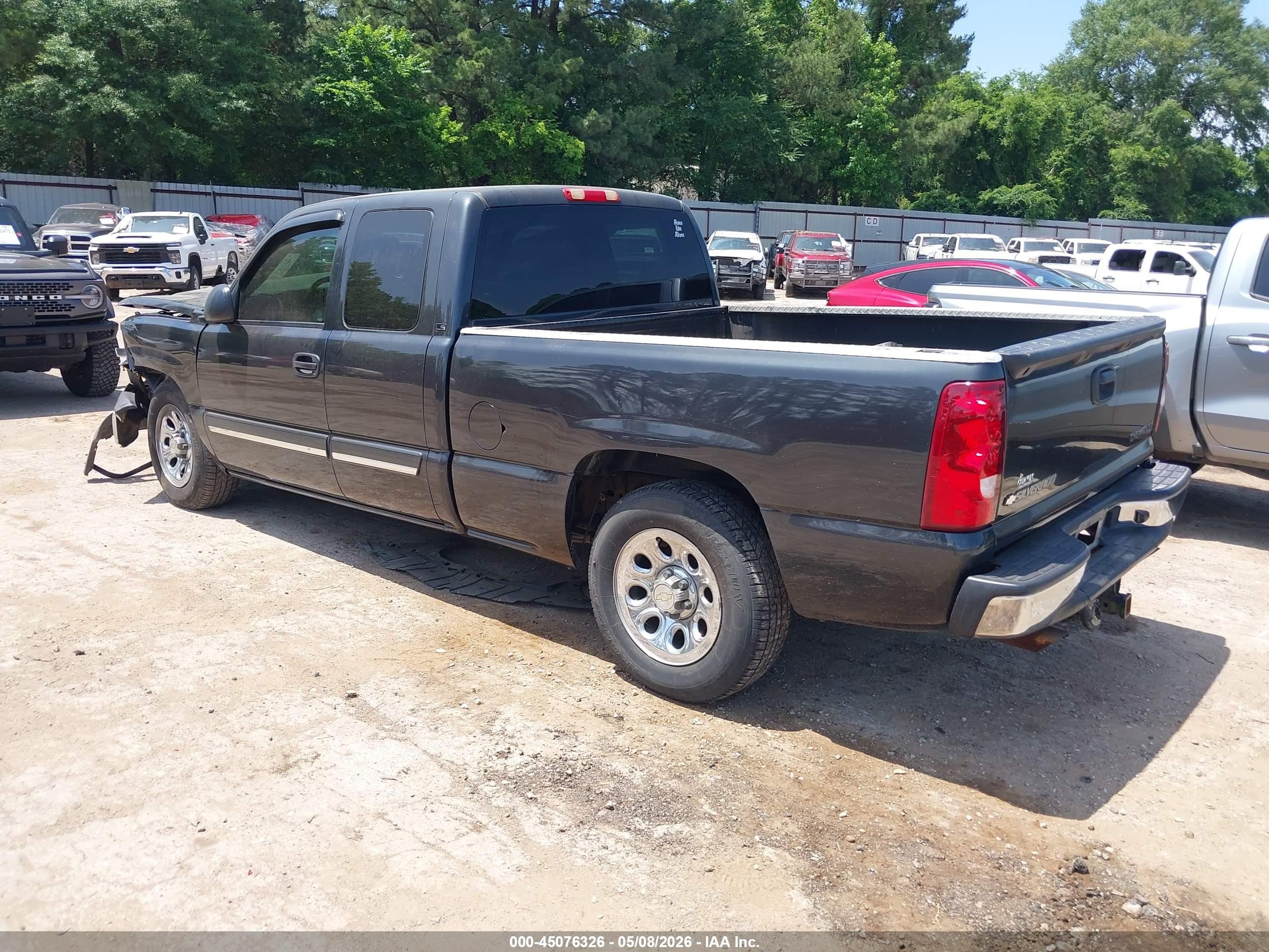 2005 Chevrolet Silverado 1500 Ls Серый vin: 2GCEC19V751345894