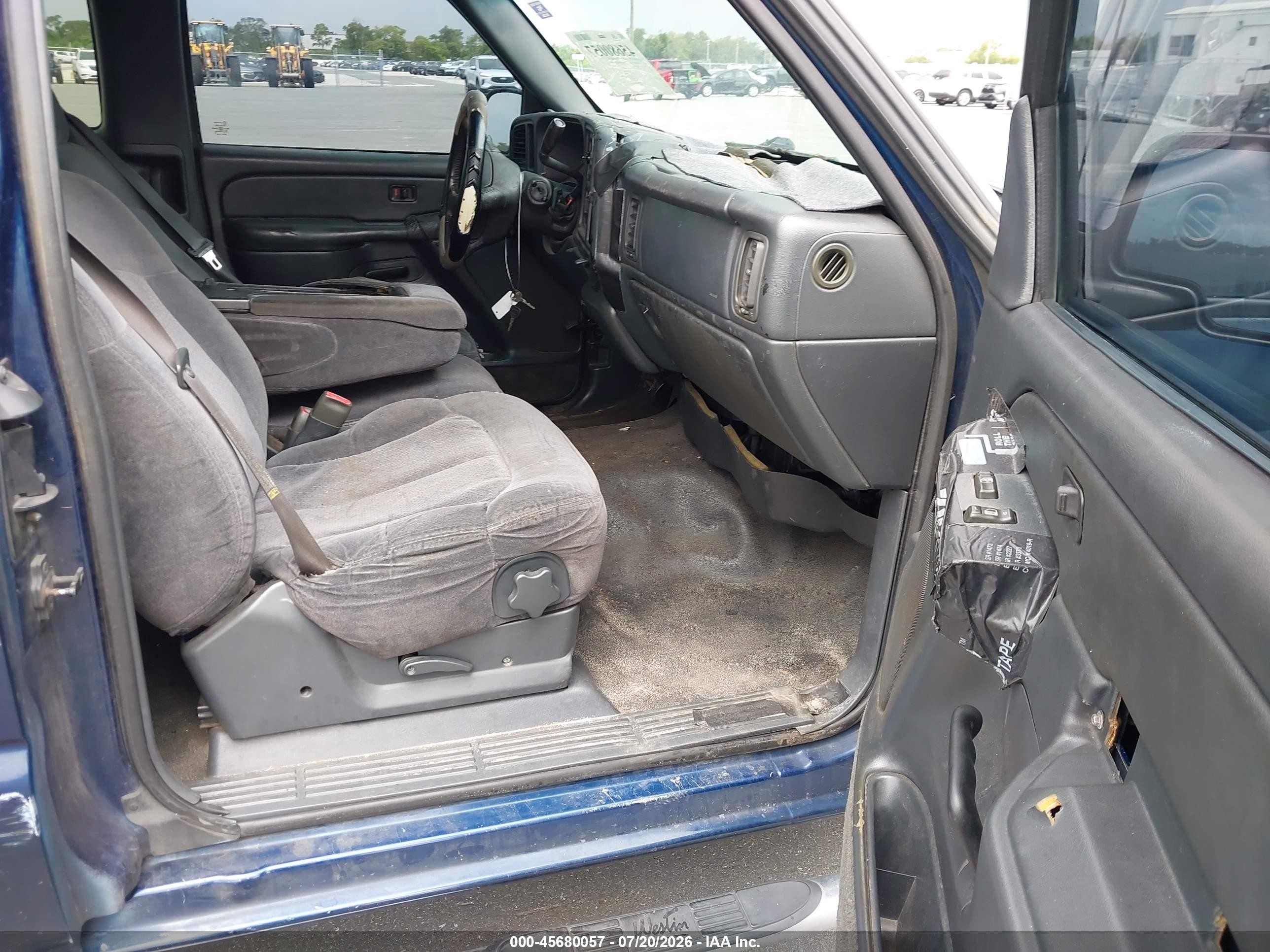 2000 Chevrolet Silverado 1500 Ls Blue vin: 2GCEC19V7Y1368080