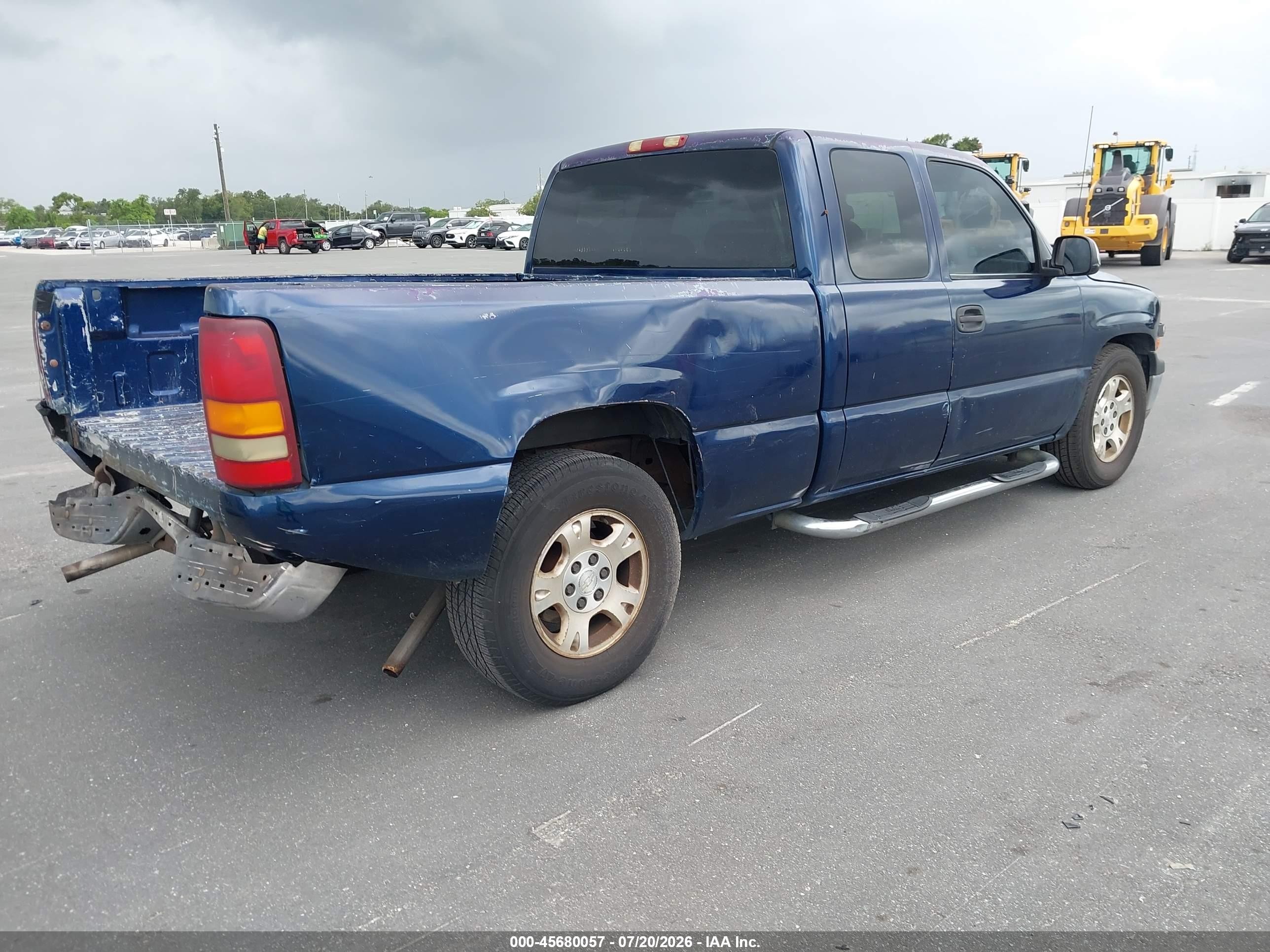 2000 Chevrolet Silverado 1500 Ls Blue vin: 2GCEC19V7Y1368080