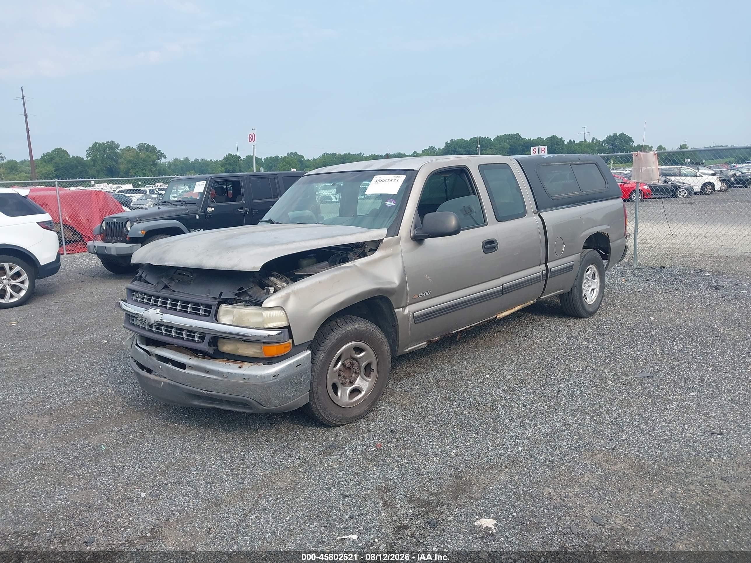 2000 Chevrolet Silverado 1500 Желто-коричневый vin: 2GCEC19V7Y1376440
