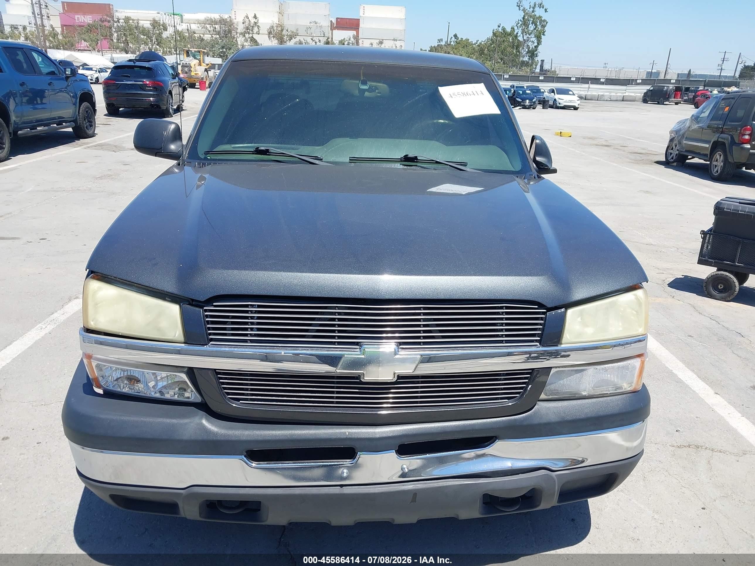 2003 Chevrolet Silverado 1500 Ls Black vin: 2GCEC19V831242478
