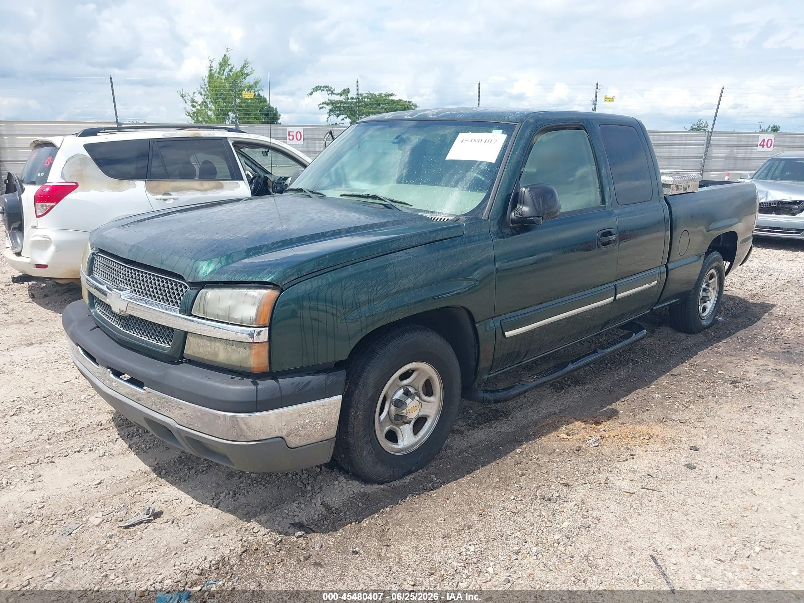 2004 Chevrolet Silverado 1500 Ls Green vin: 2GCEC19V841164673