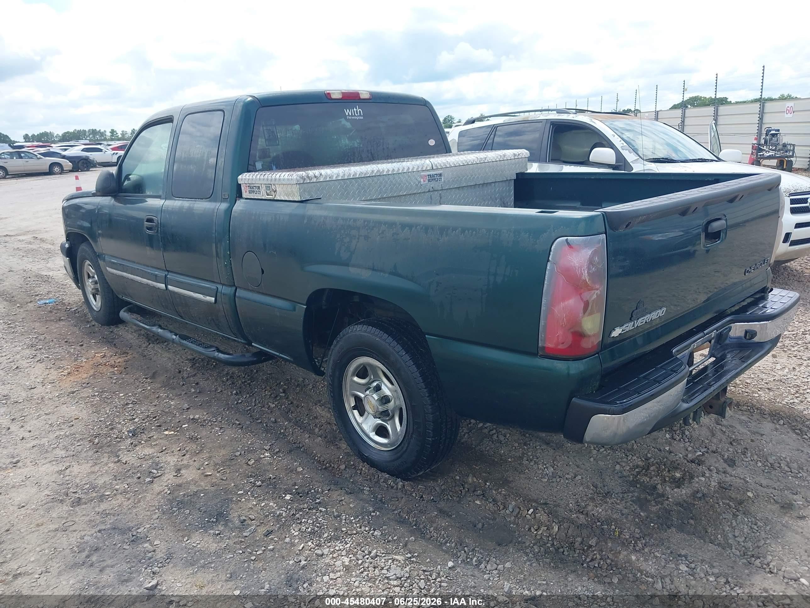 2004 Chevrolet Silverado 1500 Ls Green vin: 2GCEC19V841164673