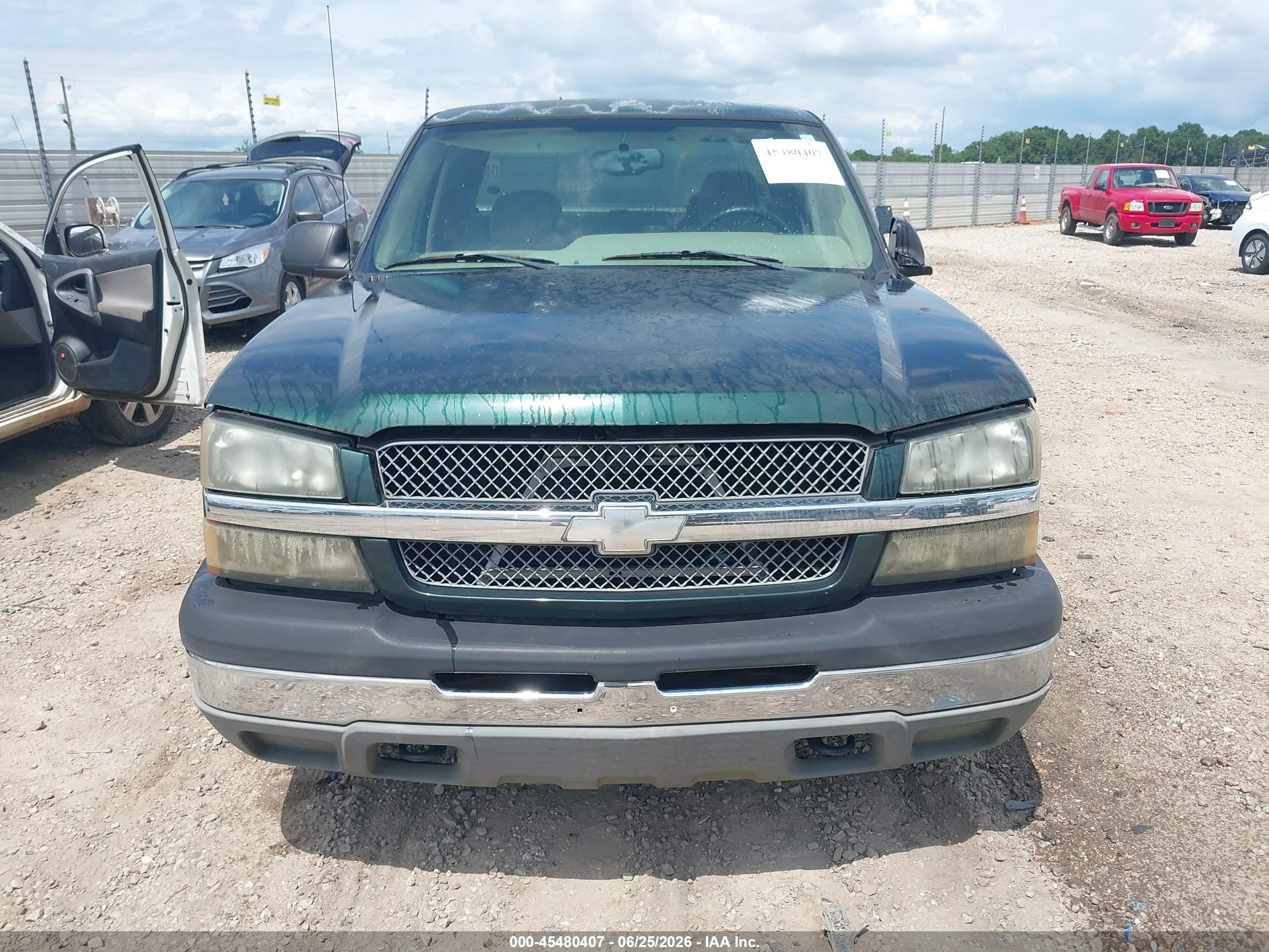 2004 Chevrolet Silverado 1500 Ls Green vin: 2GCEC19V841164673