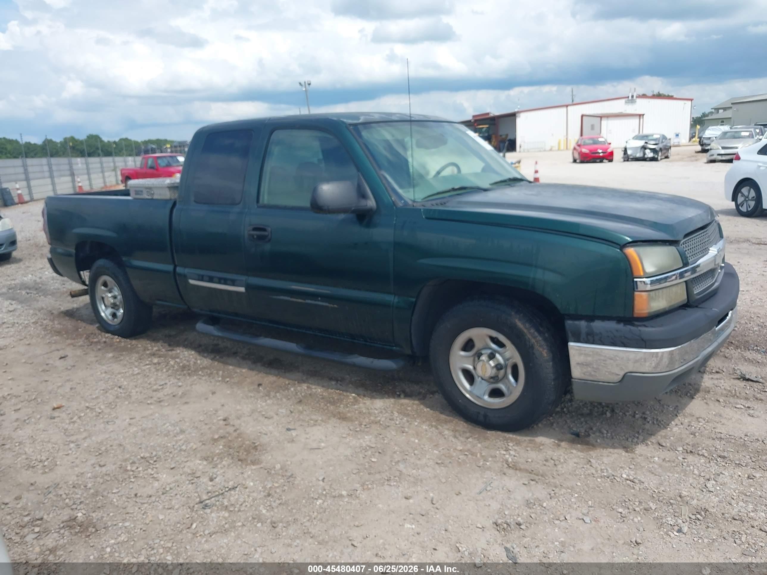 2004 Chevrolet Silverado 1500 Ls Green vin: 2GCEC19V841164673